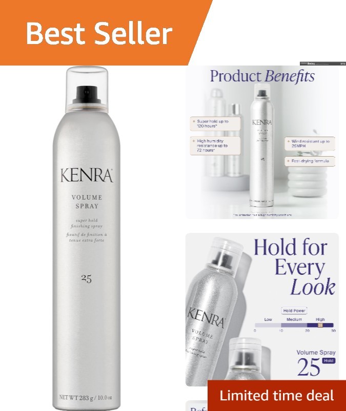 Super Hold Volume Spray 25 | Flake-Free Hairspray for All Hair Types – 12 Oz