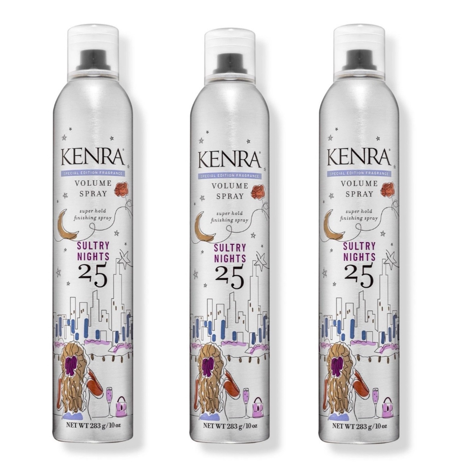 Kenra Professional Volume Spray 25 Super Hold – 10 OZ LIMITED EDITION (LOT OF 3)