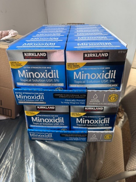 Kirkland Signature Minoxidil 5% Hair Regrowth Treatment for Men -12oz (12 boxes)