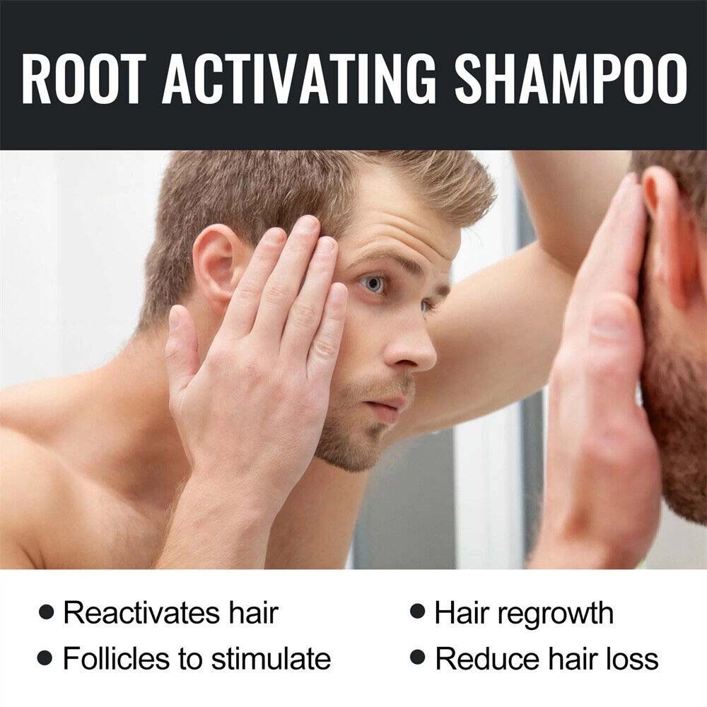 2-4X Hair Growth Shampoo Hair Regrowth Anti-Hair Loss Shampoo For Adult US STOCK