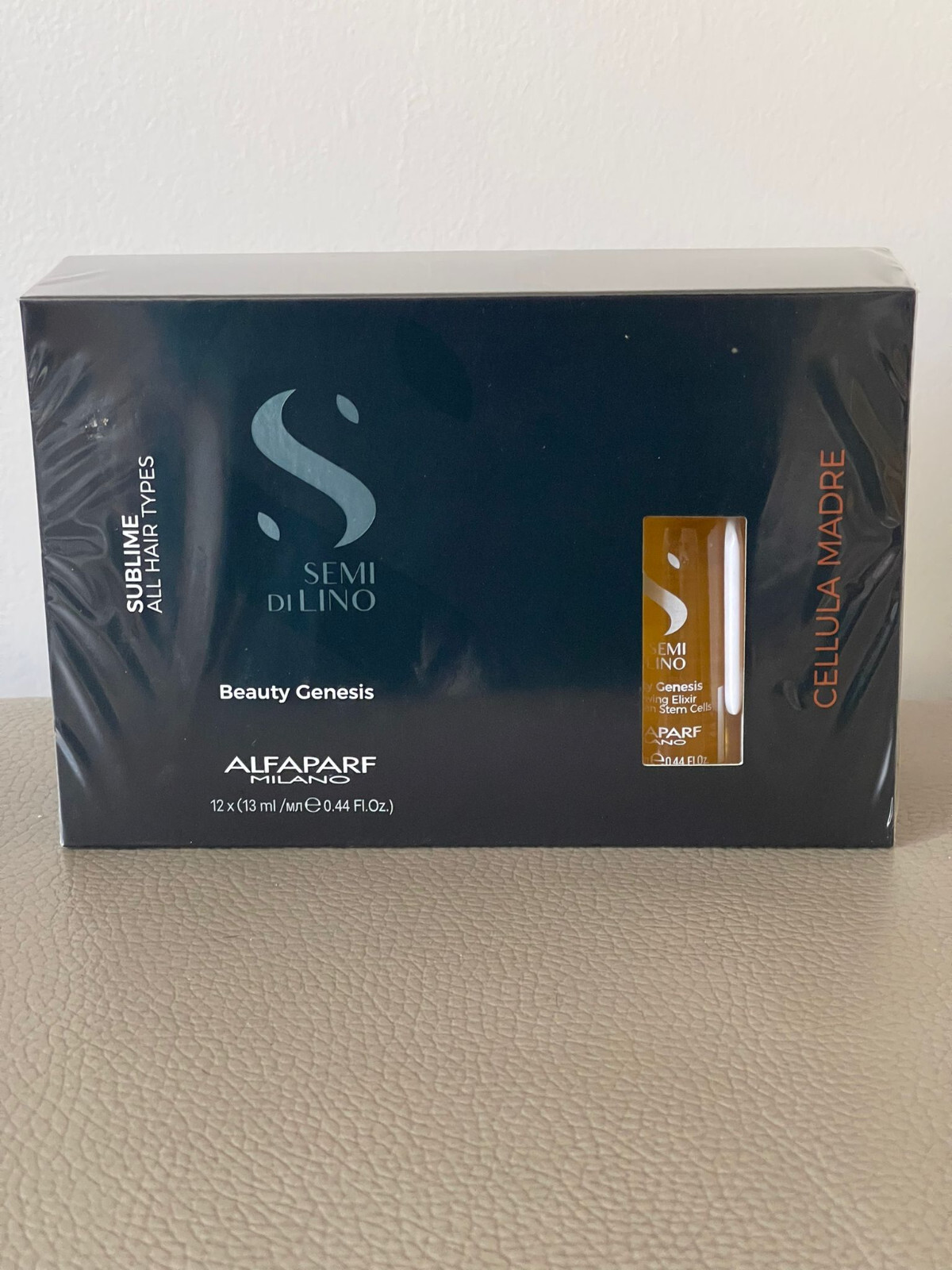 ALFAPARF MILANO SEMI DI LINO Cellula Madre Beauty Genesis 13 ml, Renewing Elixir