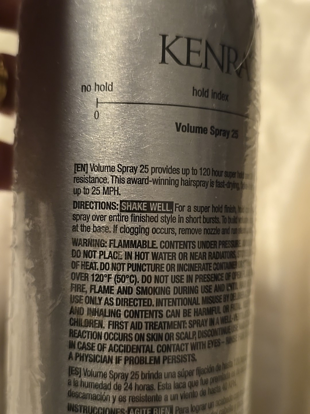 Kenra Volume Spray Super Hold Finishing Spray #25 16.0 oz