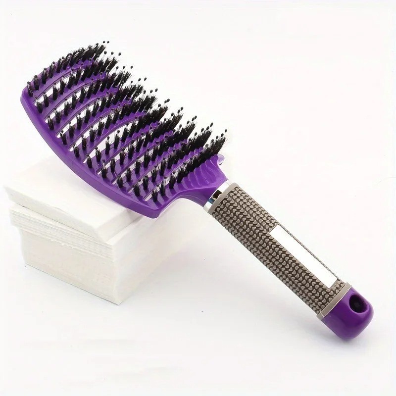 Hairstreaq Detangling Brush Professional Vented Curved Detangling Fast Drying