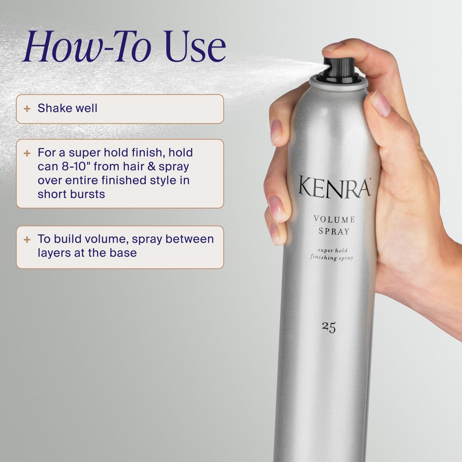 Super Hold Hairspray 25 | Flake-Free, Fast-Drying, Wind & Humidity Resistant | A
