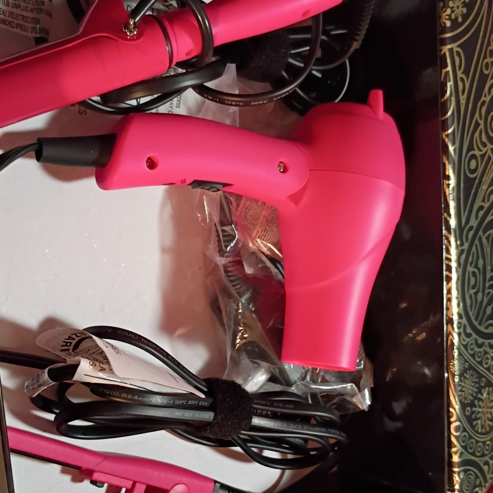 CAJ Beauty Professional Volumizing Super Mini Tool Set Dryer Curl Style Iron