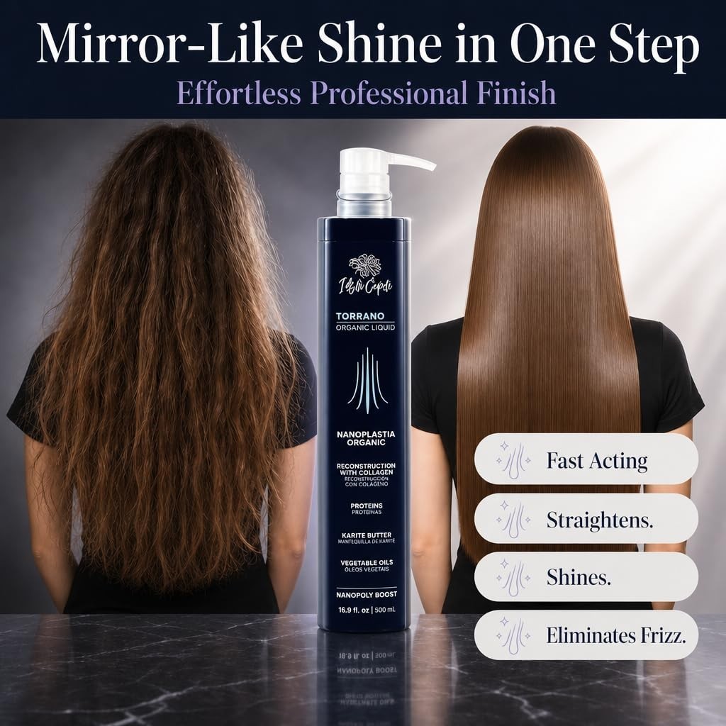 Liquid Nanoplastia Keratin Hair Treatment – Straightening, Formaldehyde-Free, 50