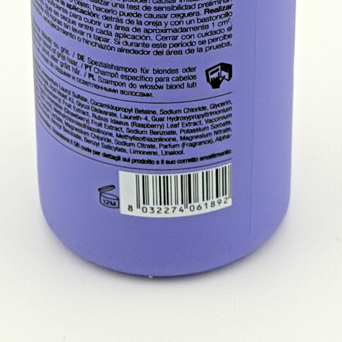 milk_shake Silver Shine Light Purple Shampoo for Blonde Hair 10.1 fl oz
