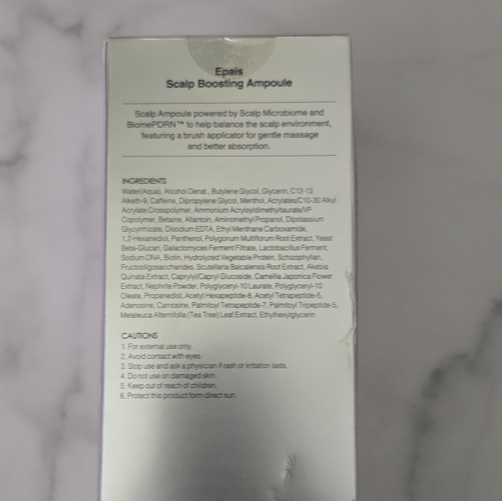 epais Scalp Boosting Ampoule with Biotin & Panthenol, Nourishing, Unisex