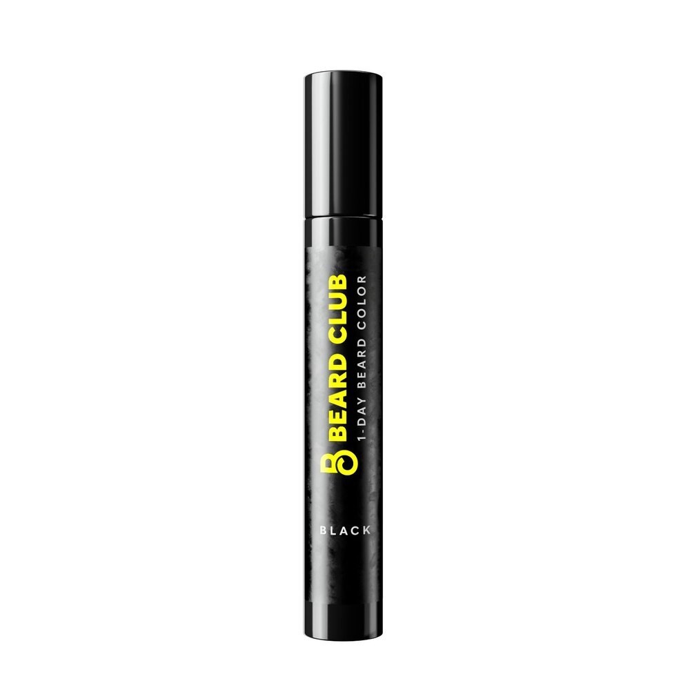 2PK Beard Club Men’s 1 Day Beard Color, Black