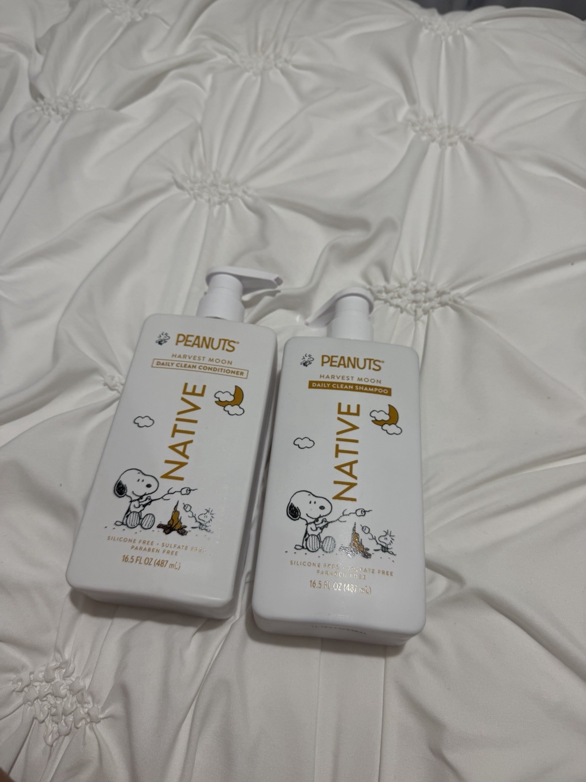 Native Peanuts Harvest Moon Shampoo & Conditioner Snoopy Limited Edition