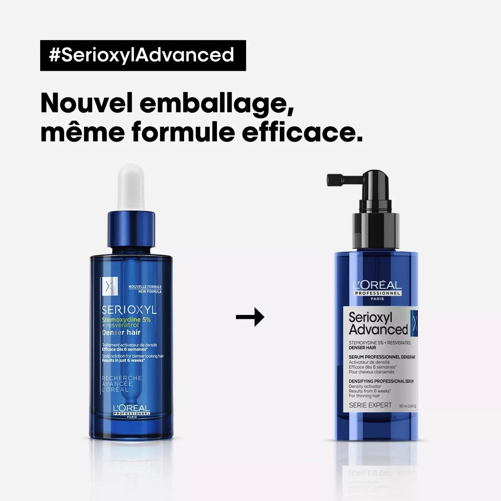 LOreal Professionnel Serioxyl Advanced Serum 90ml Hair Density Scalp Care