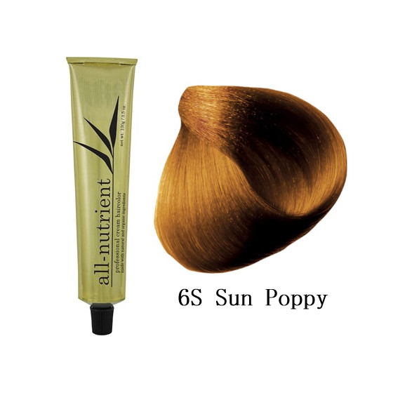 All-Nutrient Permanent Cream Hair Color – 6S Sun Poppy