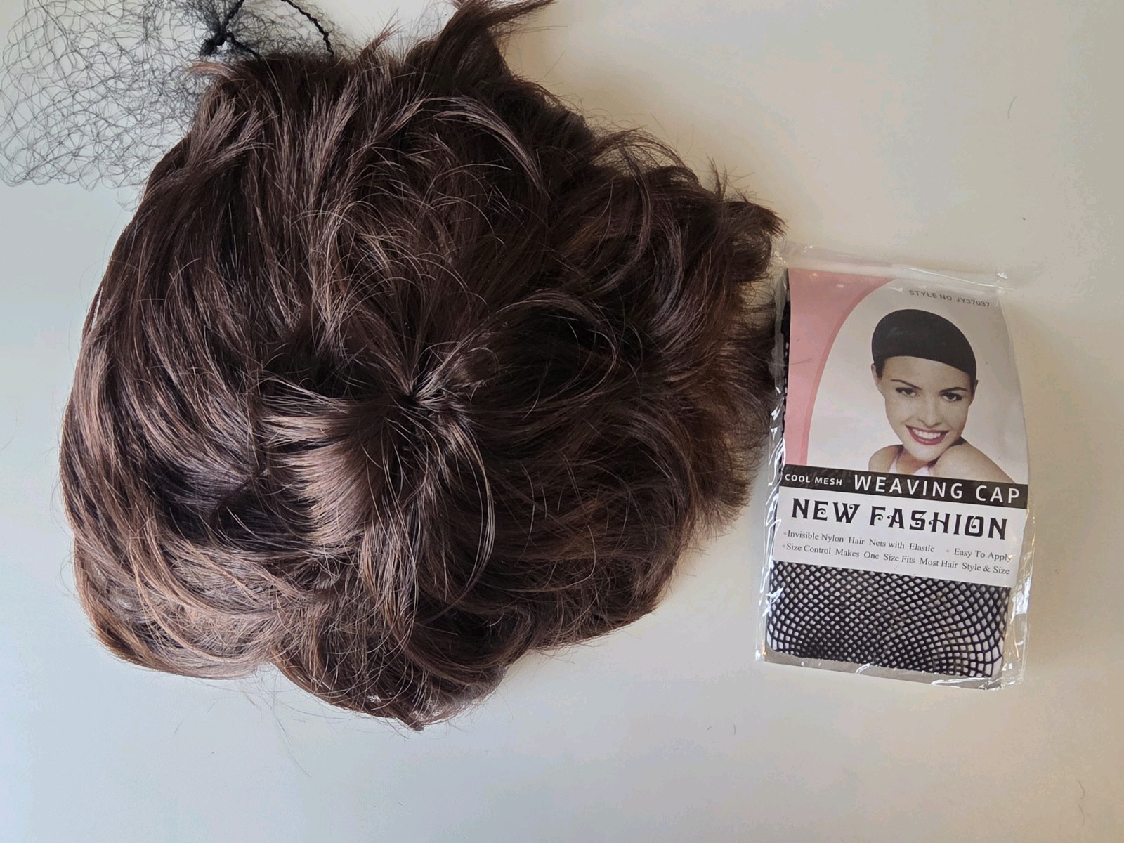 Unbranded Dark Brown Wig-NWOT-Bonus Weaving Cap