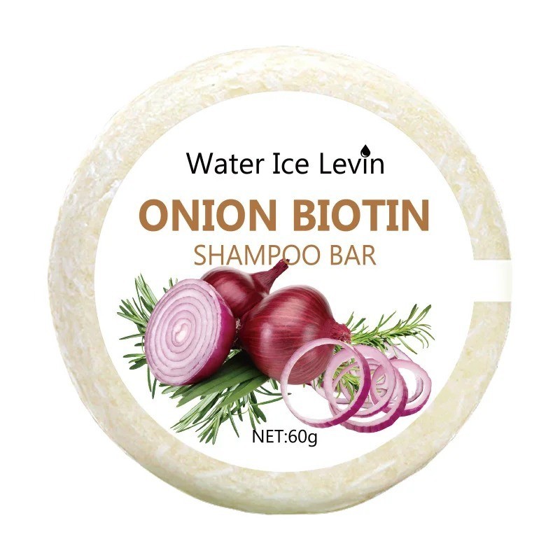 2pcs Onion and Biotin Shampoo Bar Soap, Moisturizing & Soothing