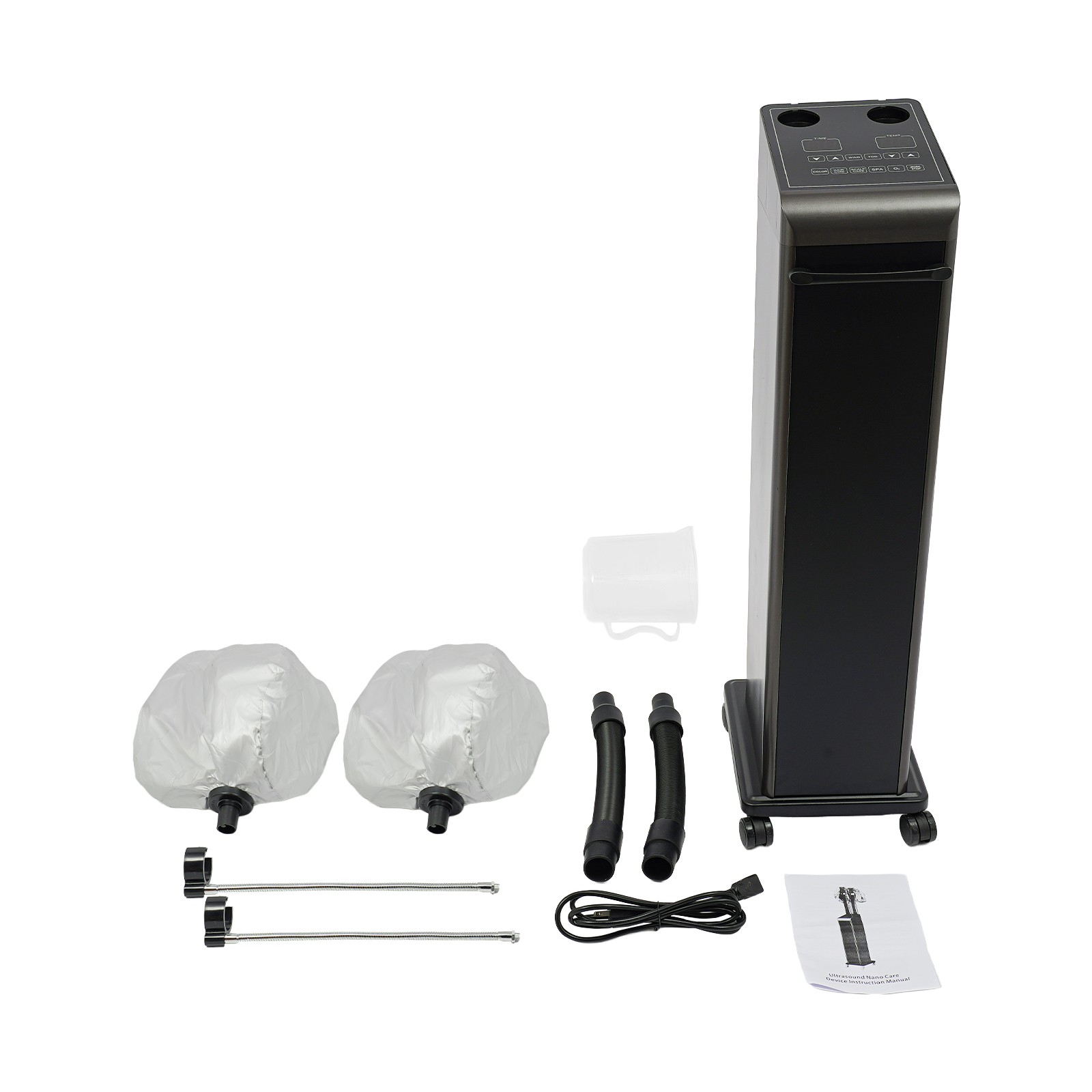 Professional Micro Mist Hair Steamer Hair Processor Nano Hair Steamer w/Wheels