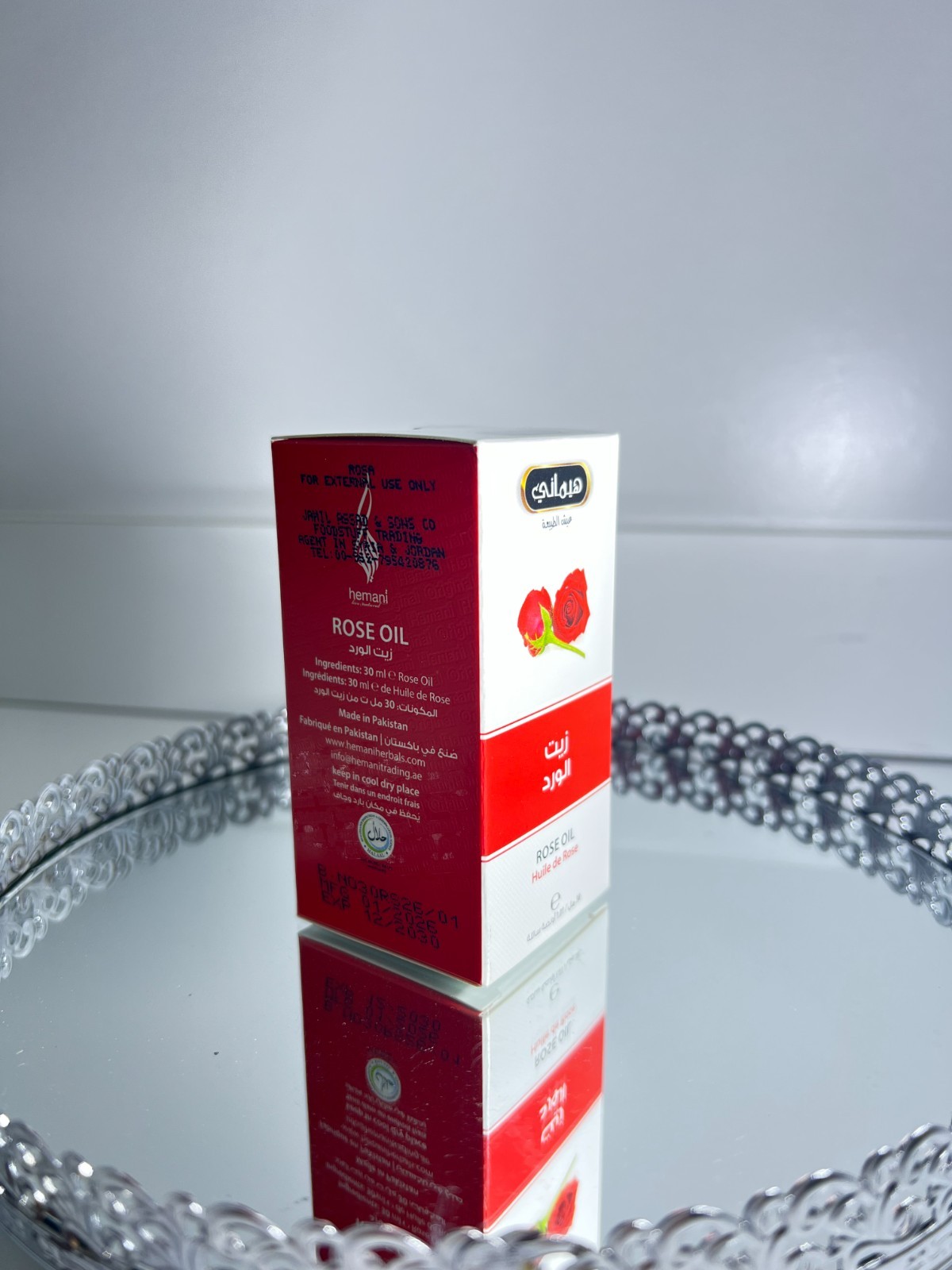 Hemani Rose Oil 30ml Pure Natural Skin & Hair Care Herbal Essential Oil