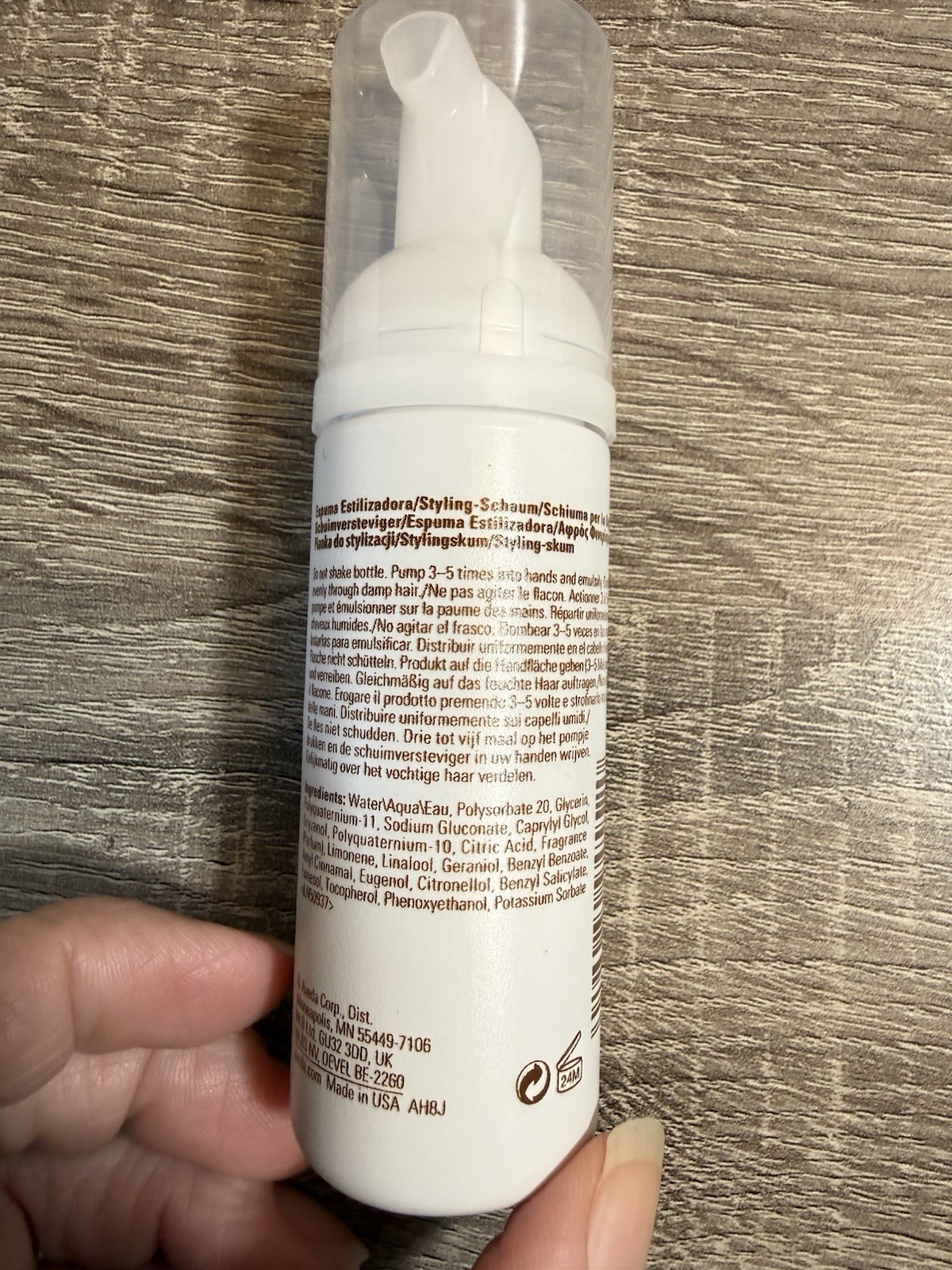 Aveda Phomollient Styling Foam Mousse, Unisex Hair, 1.7 fl oz / 50 mL