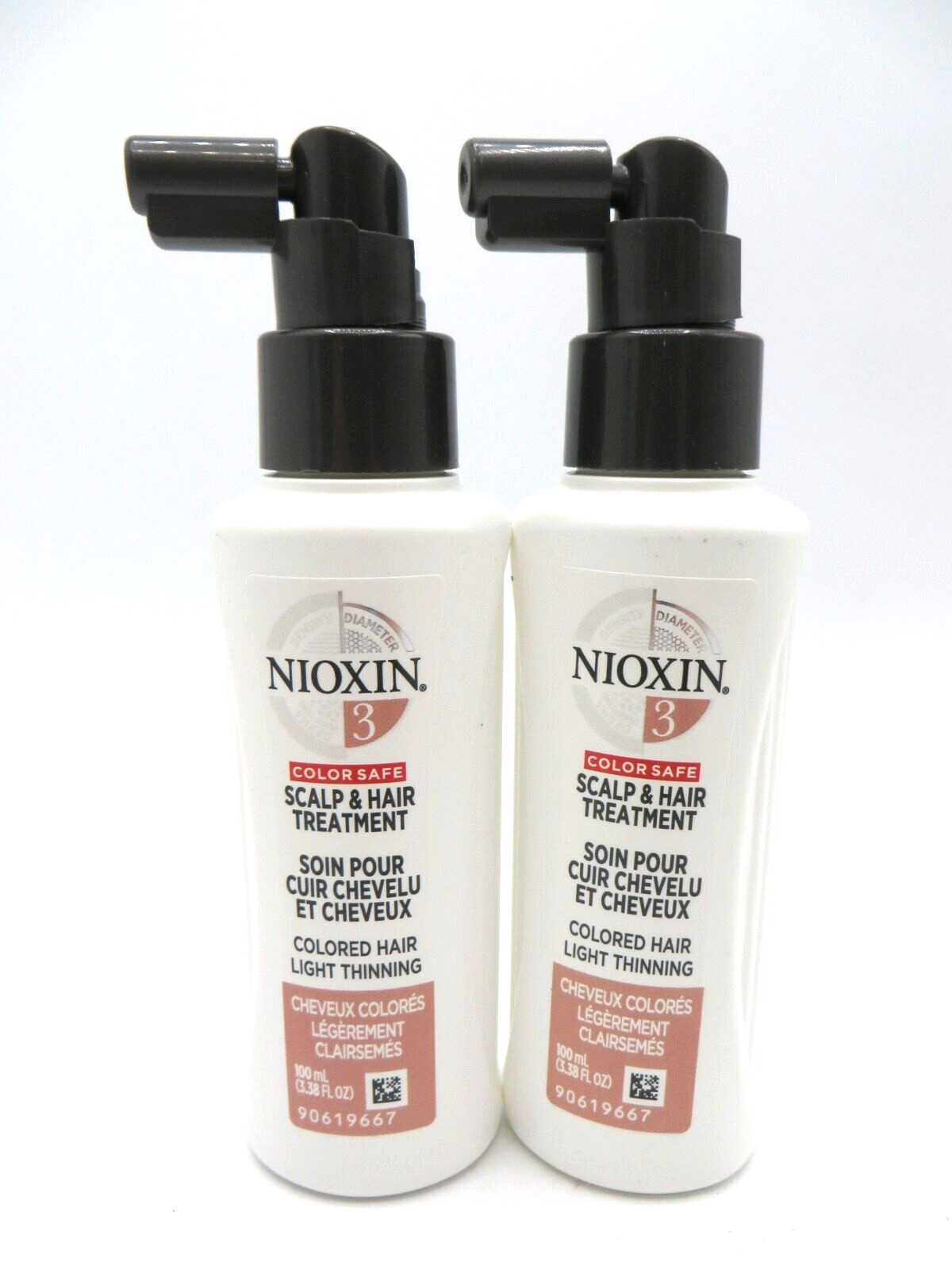 NIOXIN SYSTEM # 3 SCALP & HAIR TREATMENT 3.38 OZ (Lot of 2)