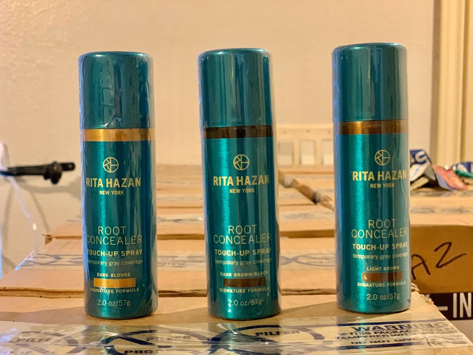 Rita Hazan Root Concealer Touch-Up Spray 2oz Premium Beauty Coverage MADE IN USA