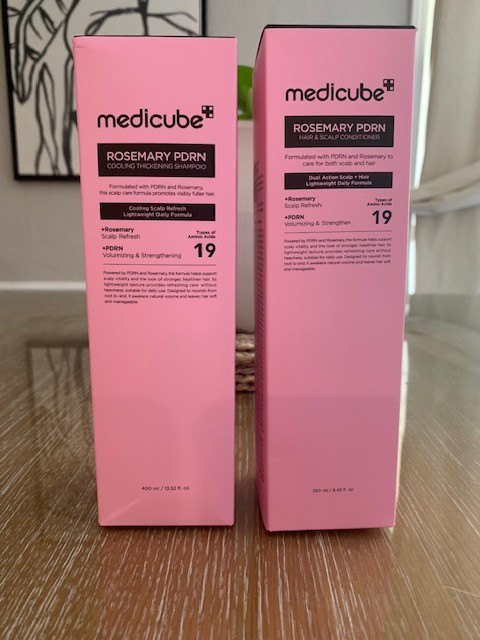 Medicube Rosemary PDRN Cooling Thickening Shampoo 400ml & Conditioner 250ml