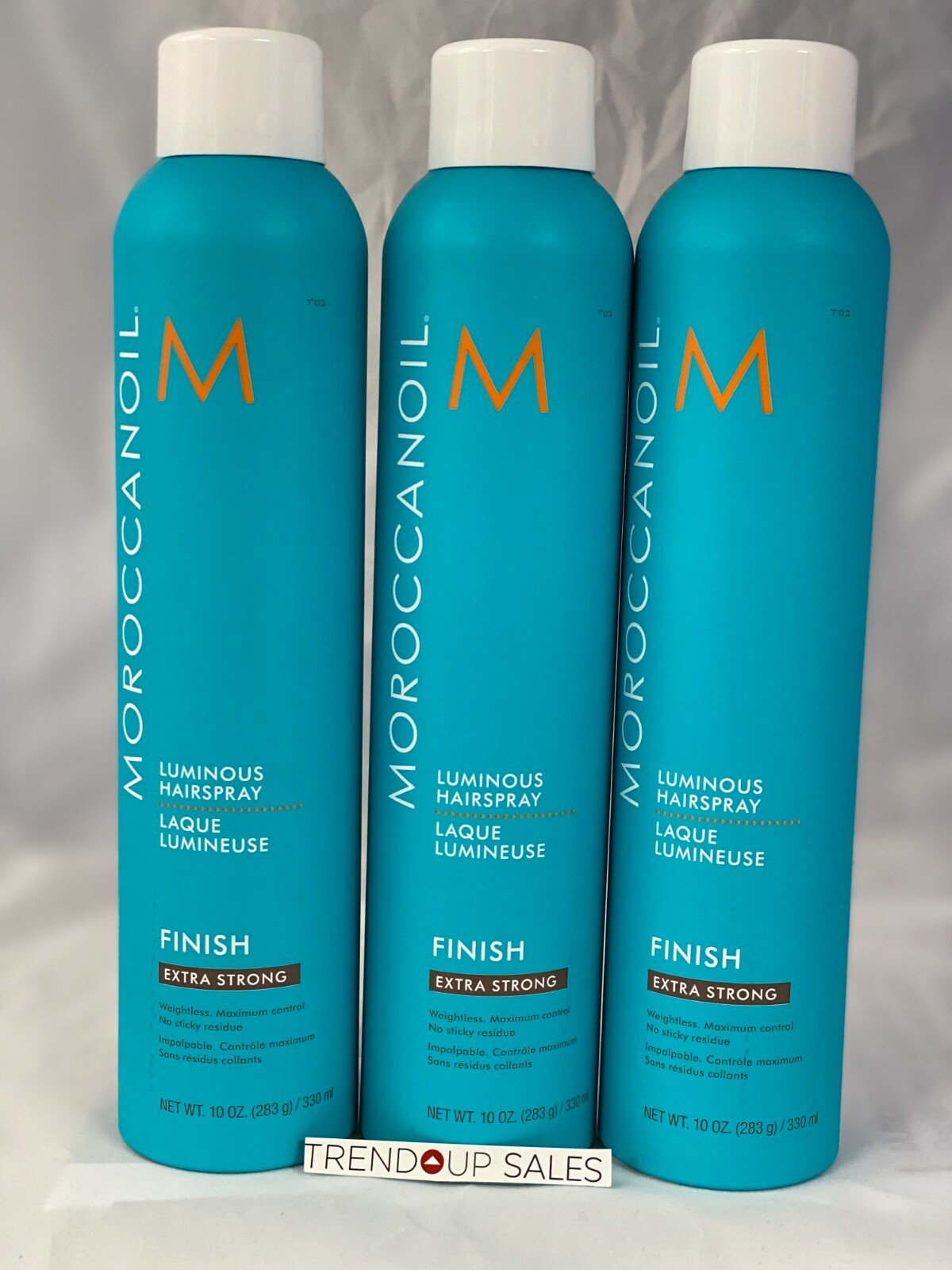 MoroccanOil Luminous Hairspray EXTRA Strong Hold 10 oz -PACK OF 3 GUARANTEED!