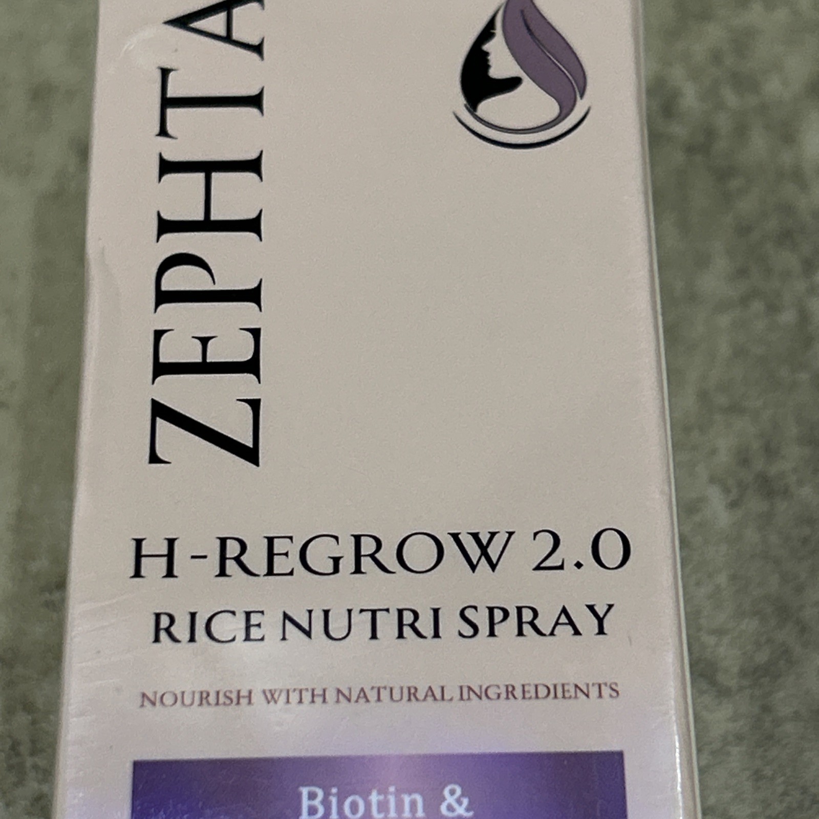 ZEPHTA H-Regrow 2.0 Rice Nutri Spray For Thinning Hair & Hair Loss (Exp 12/2028)