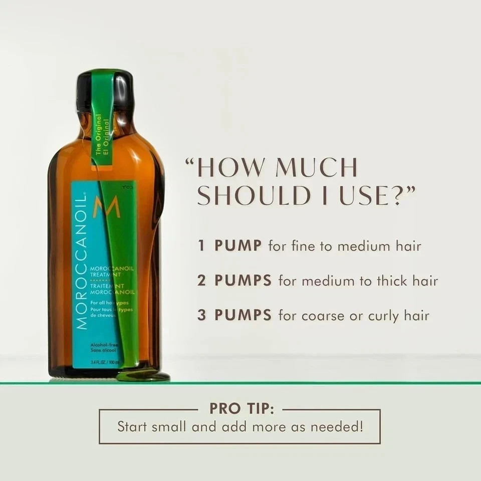 Moroccanoil Treatment, Original (For All Hair Types) 100ml/3.4oz US!!!