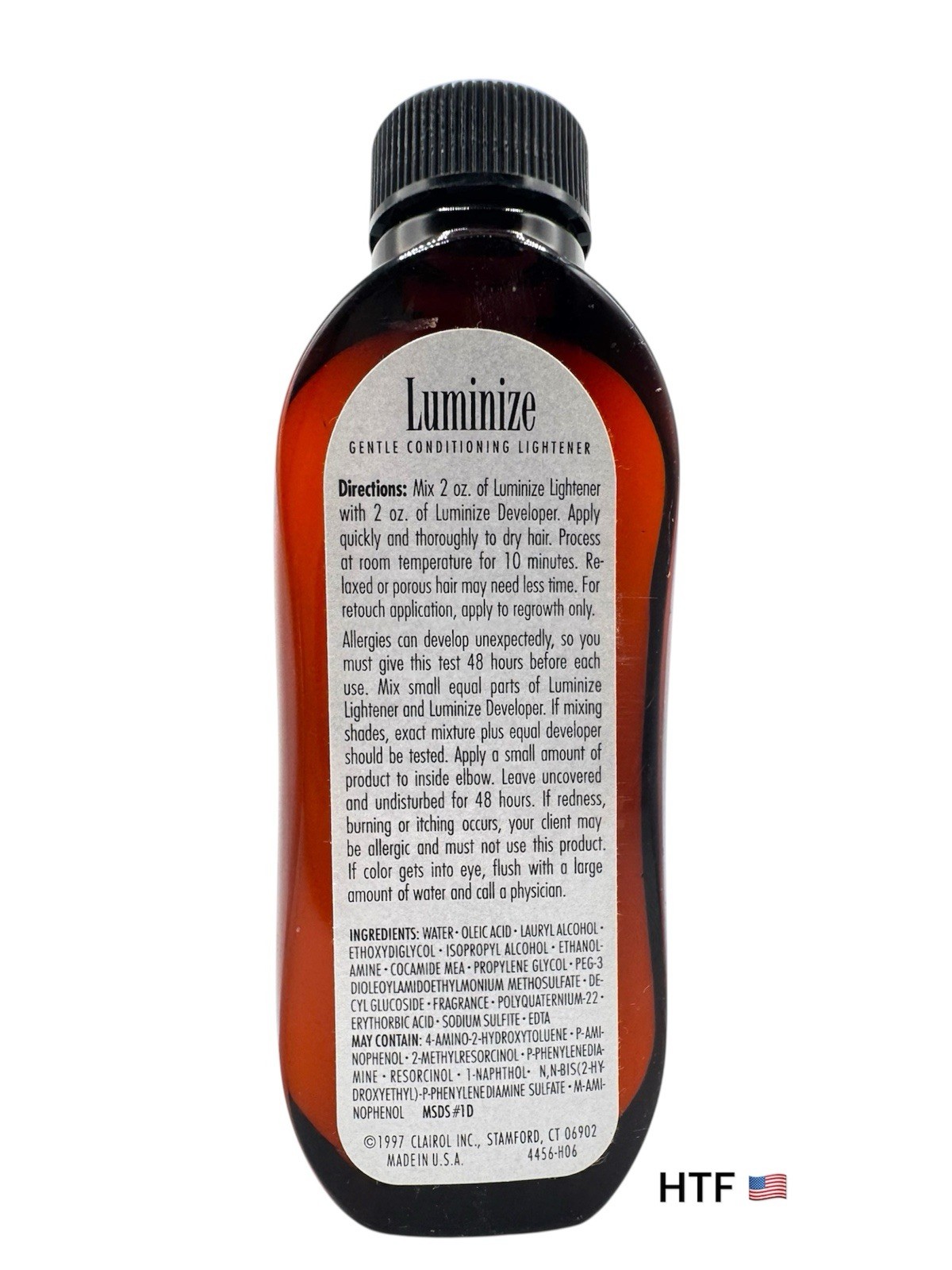 Clairol Luminize CLEAR Gentle Conditioning Lightener 2 fl oz New – 1 Unit
