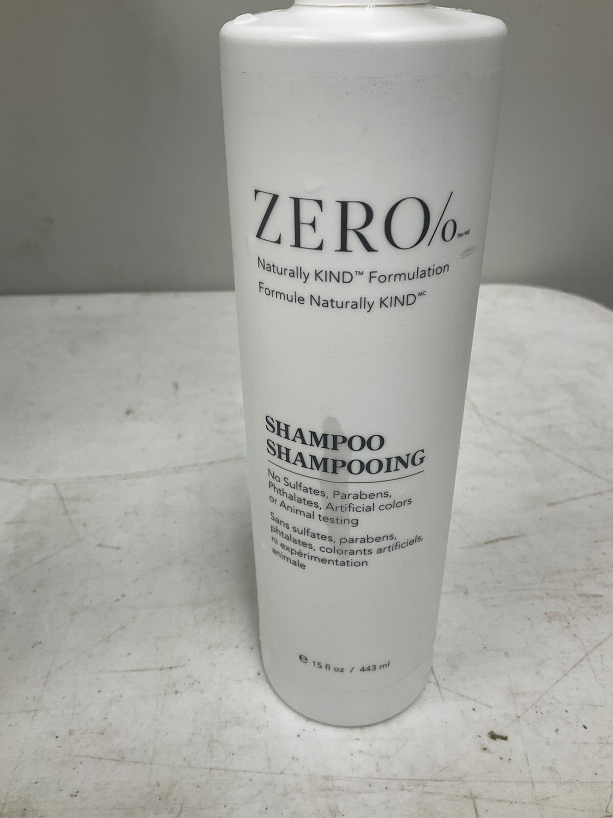 LOT 3 Zero% by Gilchrist & Soames Shampoo 15 oz EACH