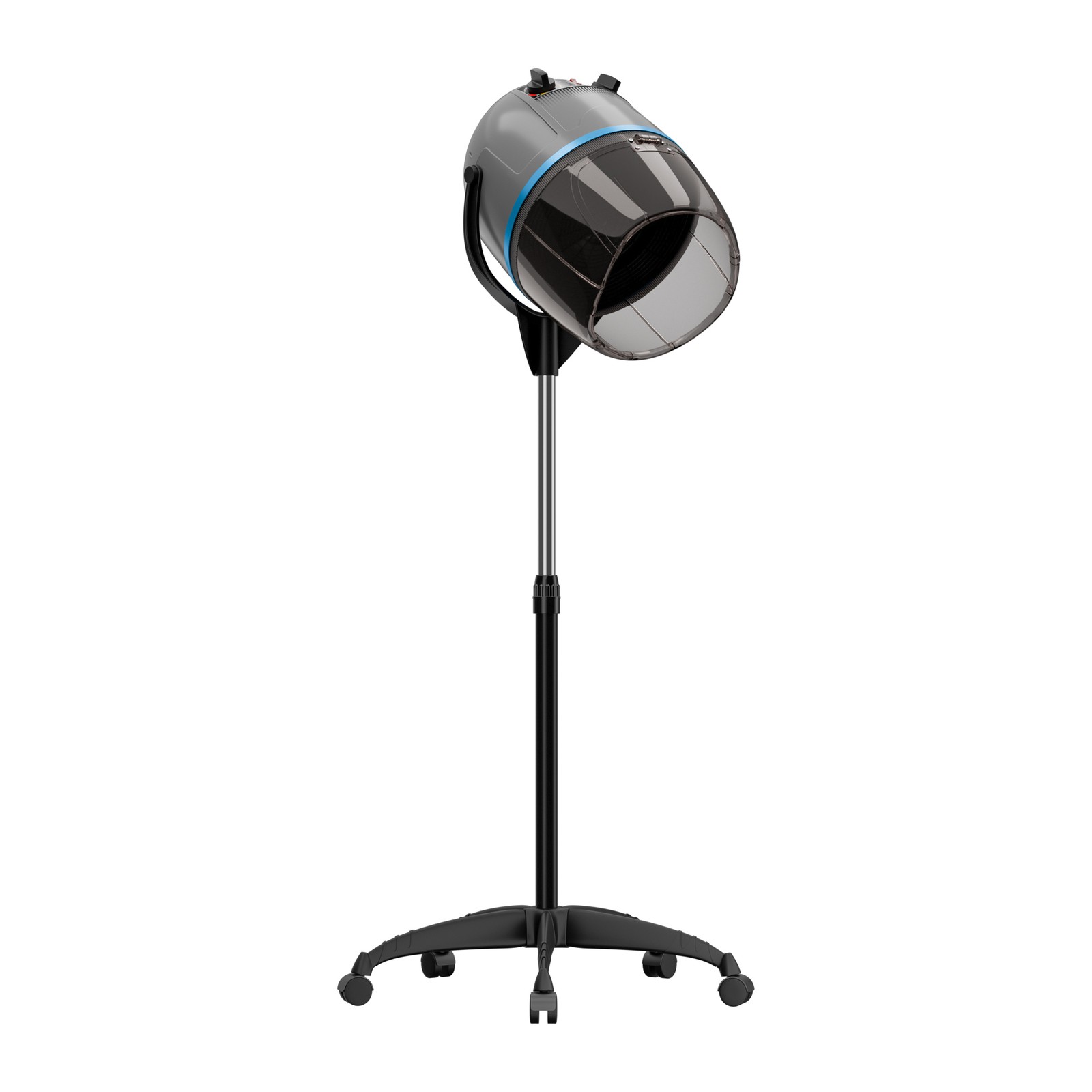 1300W Floor Hair Dryer, Rolling Salon Standing Bonnet Dryer with Wheeled Stand