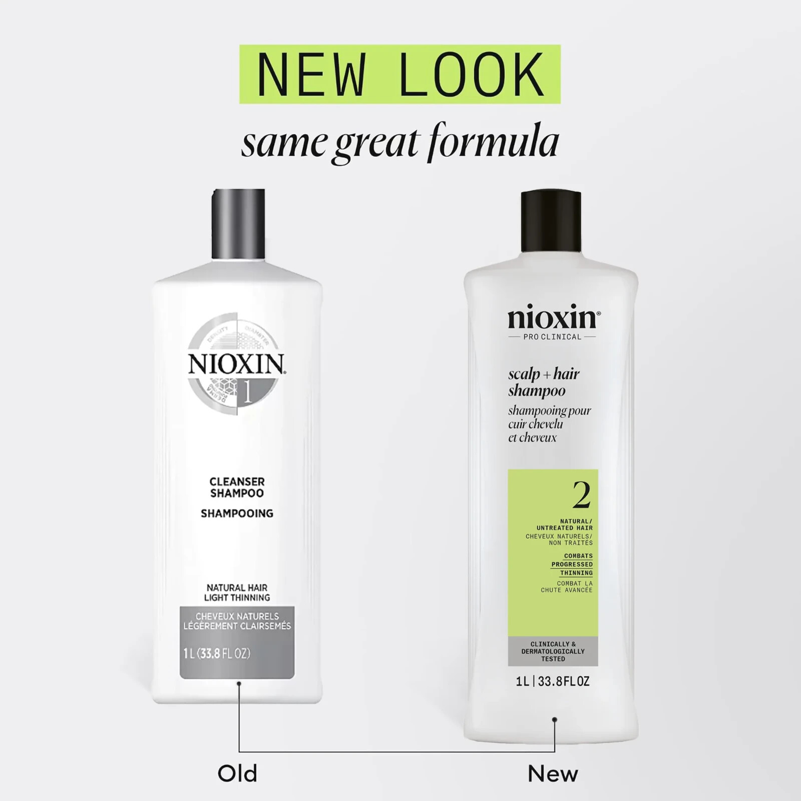 Nioxin System 2 Cleanser Shampoo and Scalp Therapy Conditioner Duo 33.8 Oz
