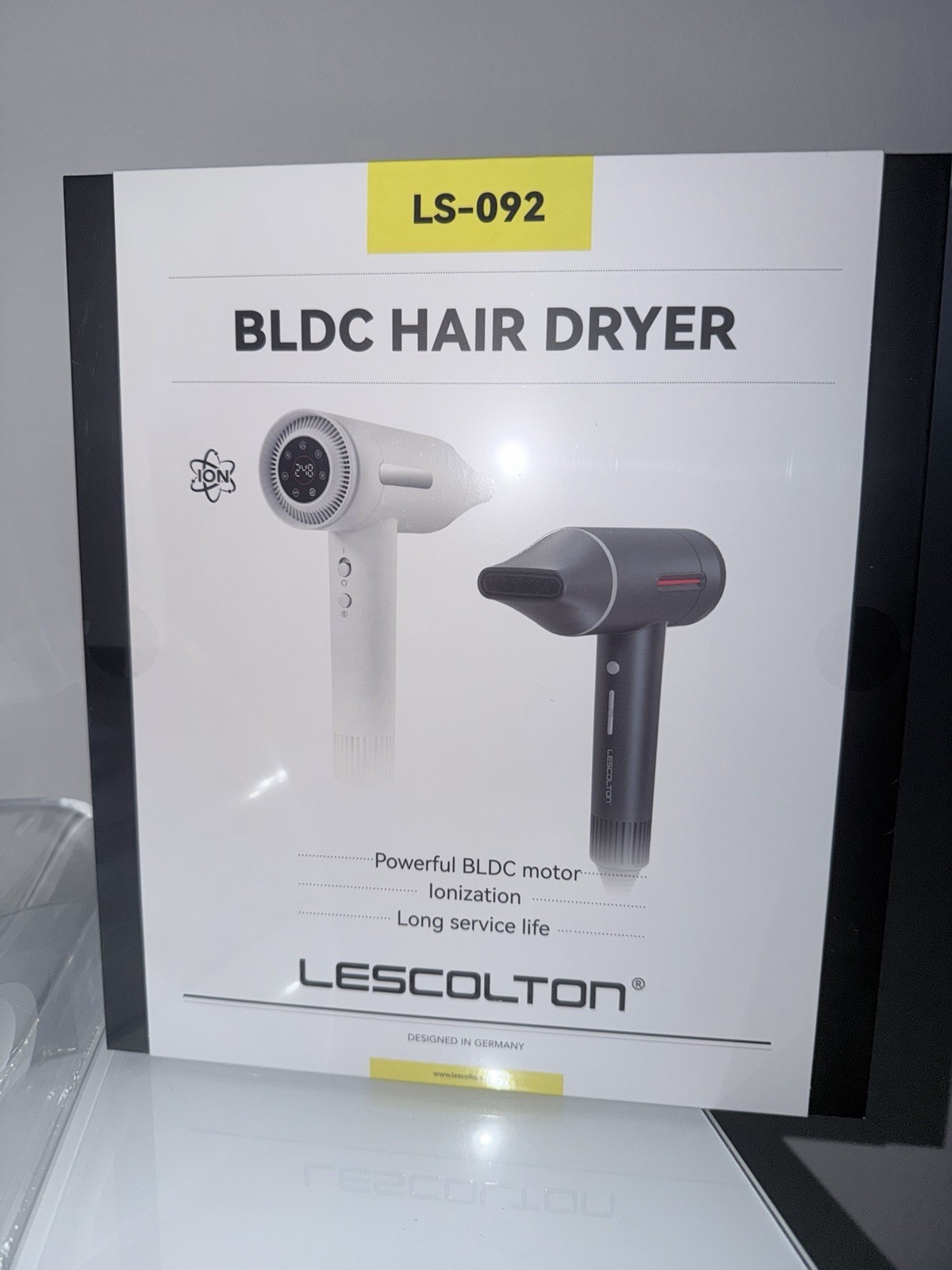 LESCOLTON LS-092 COLOR IRON GRAY DESIGNED IN GERMANY 110,000 RPM 1400W