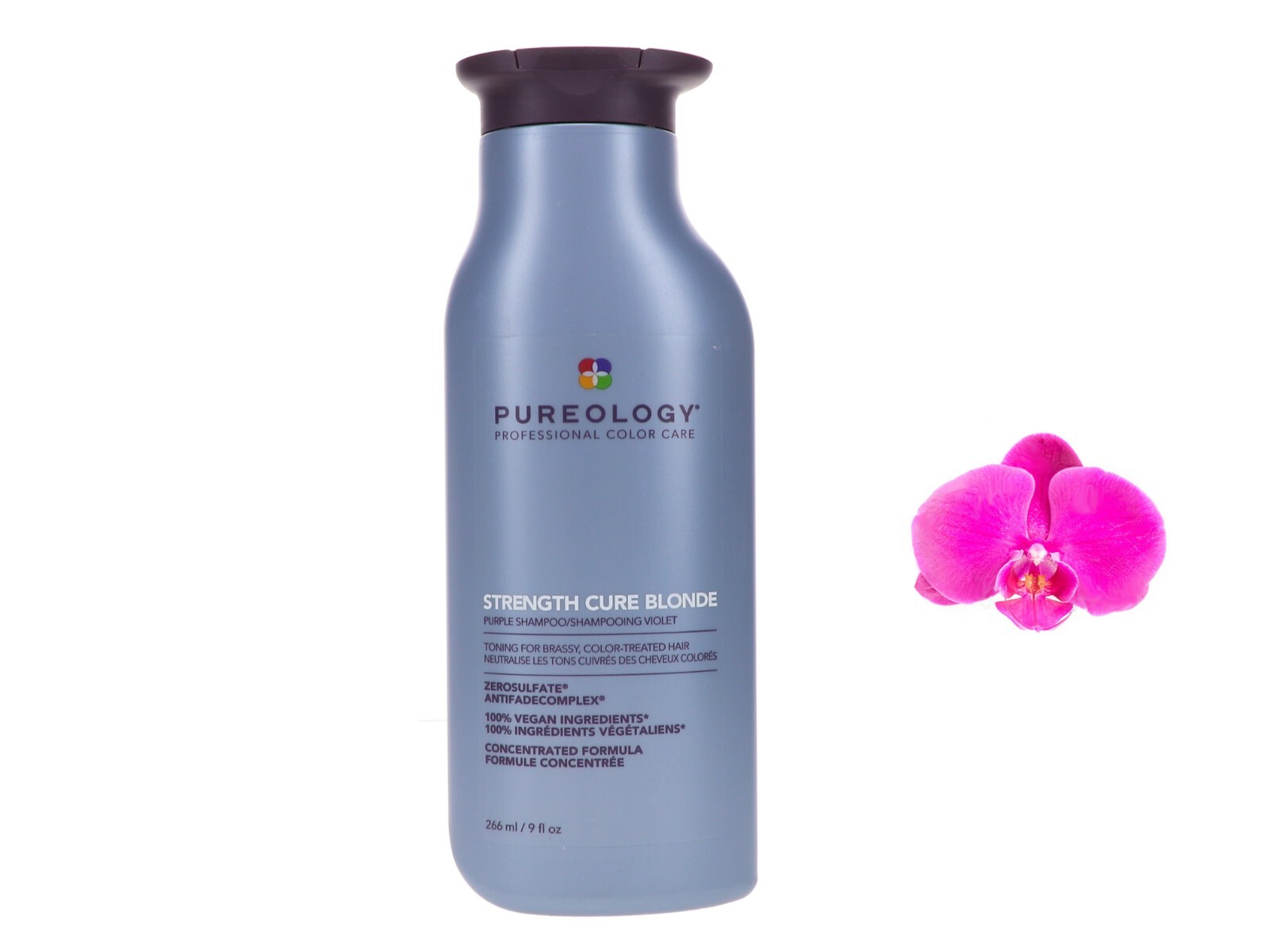Pureology Strength Cure Blonde Purple Shampoo 266ml / 9oz Brand New