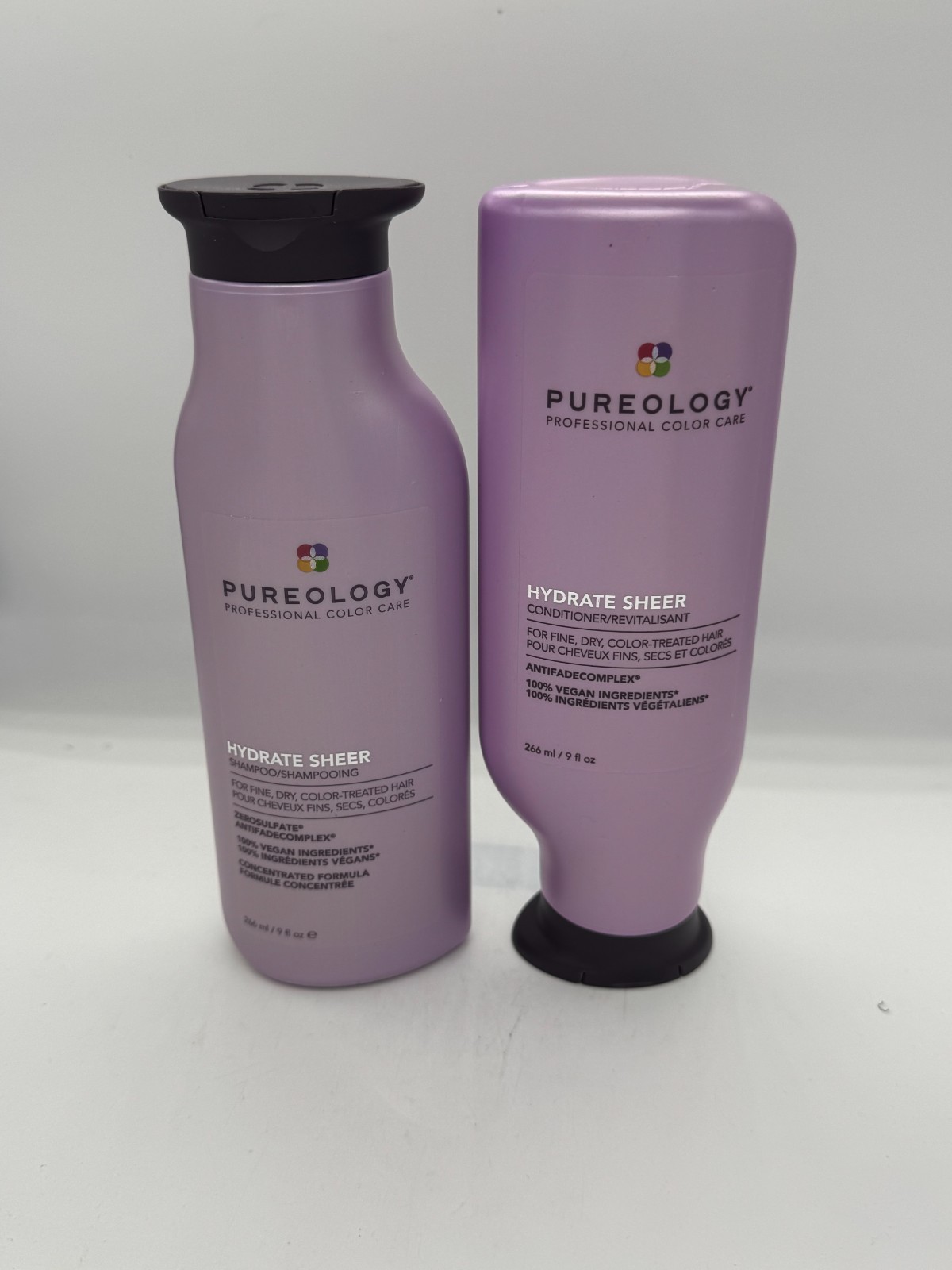 Pureology Hydrate Sheer Hydrating Shampoo & Conditioner Duo 9 floz SAME DAY SHIP