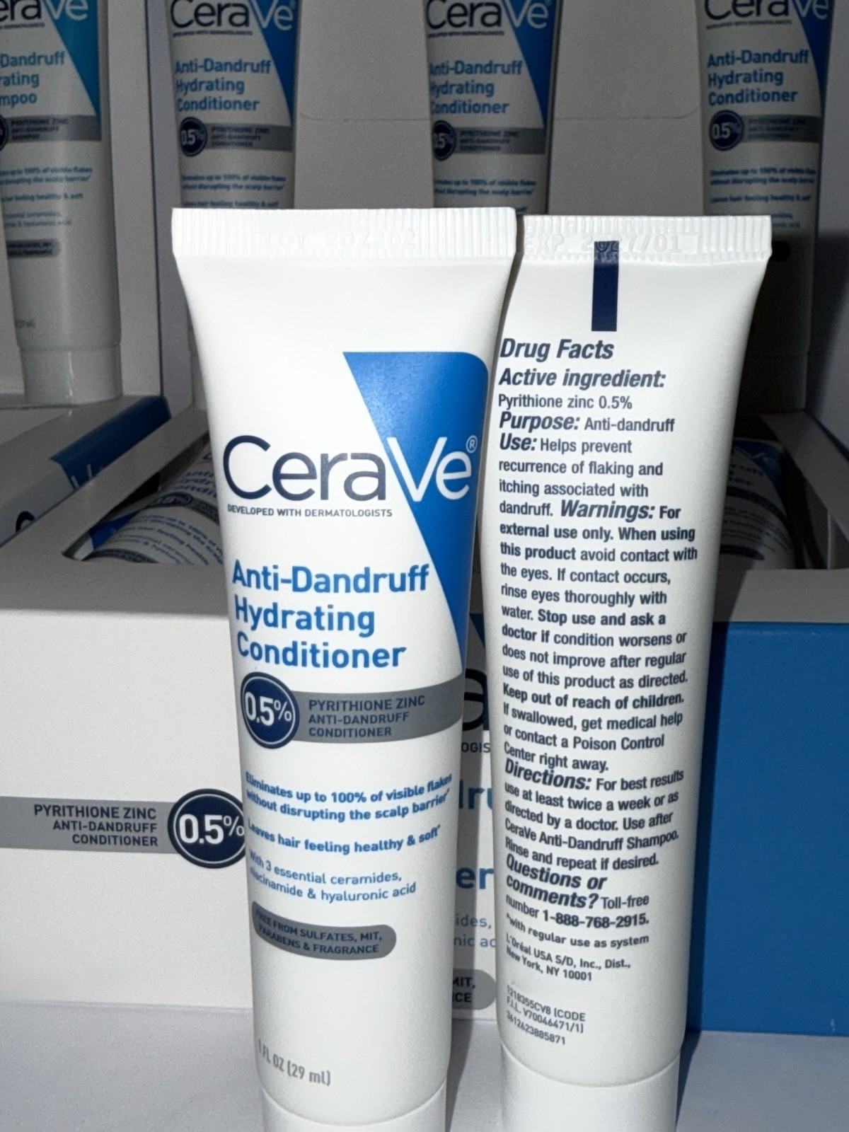 CeraVe Anti Dandruff Shampoo & Conditioner 2 Pack, 15 FL Oz Each Pack.