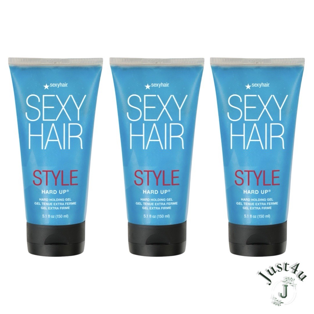 Style Sexy Hair Hard Up Gel, 5.1 oz (3PACK)