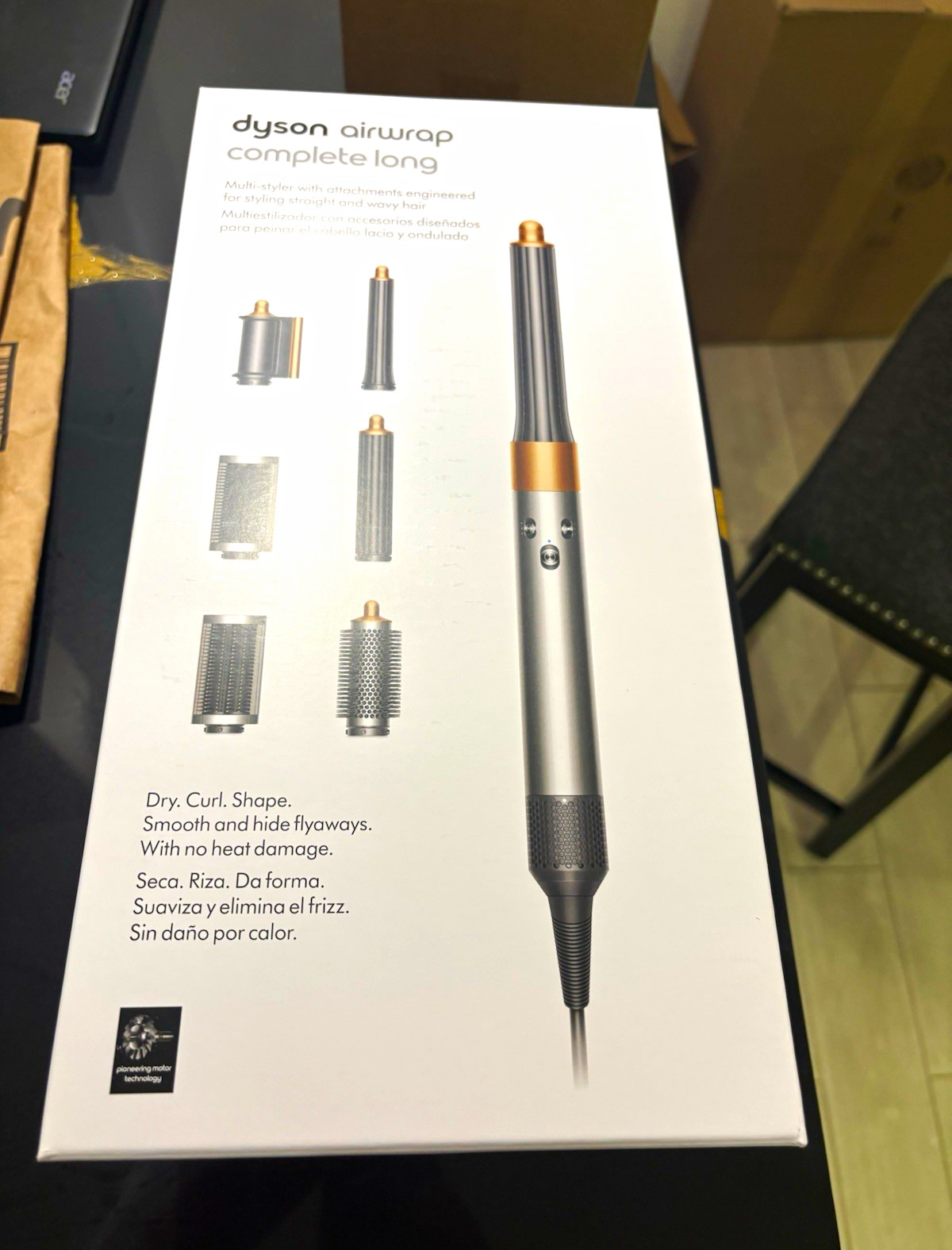 Dyson Airwrap Complete Long Multi Styler Nickel/Copper 1300W 1.2in Ceramic