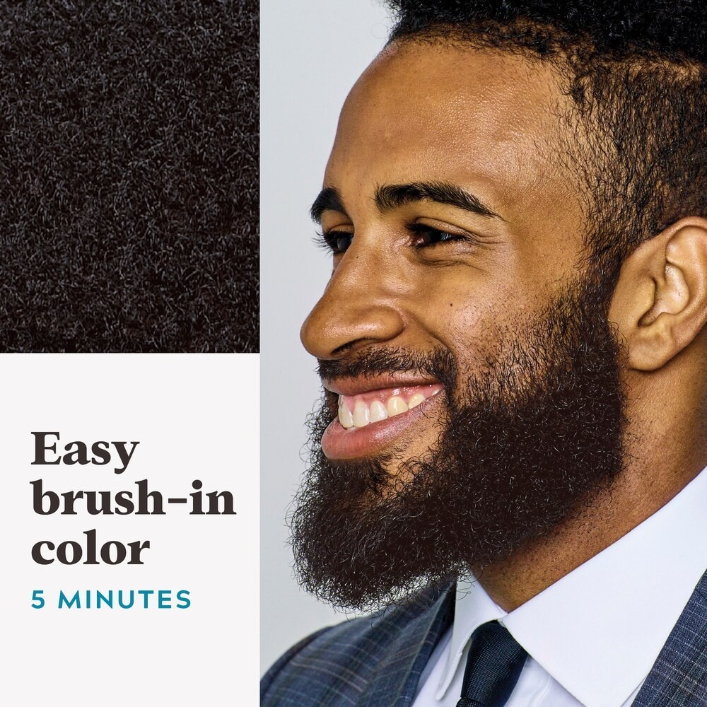 3 Pack Just For Men Mustache & Beard Coloring, Rich Dark Brown