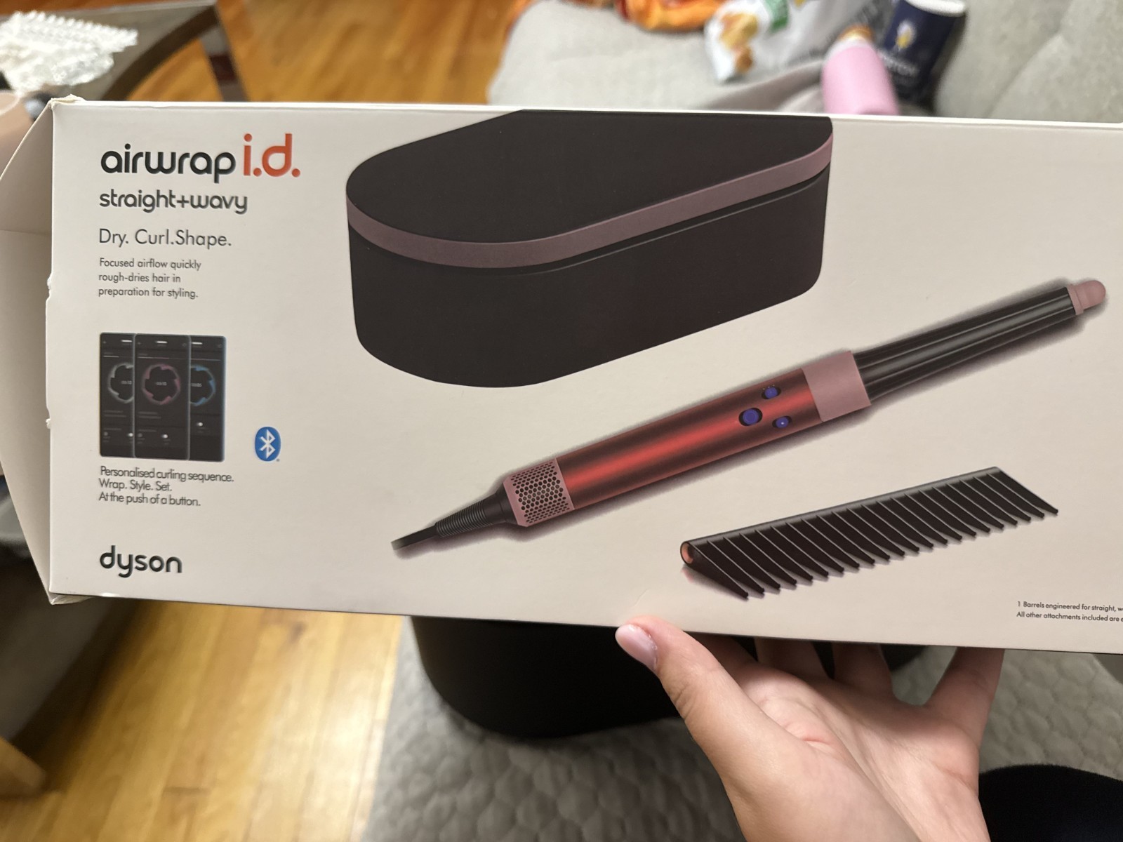 New Sealed Dyson Airwrap Ceramic Pink i.d. Multi-Styler and Dryer