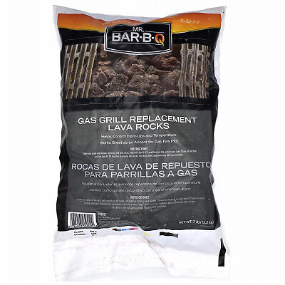 Mr. Bar-B-Q 05002 Natural Lava Rocks, 7 Lbs. – Quantity 1