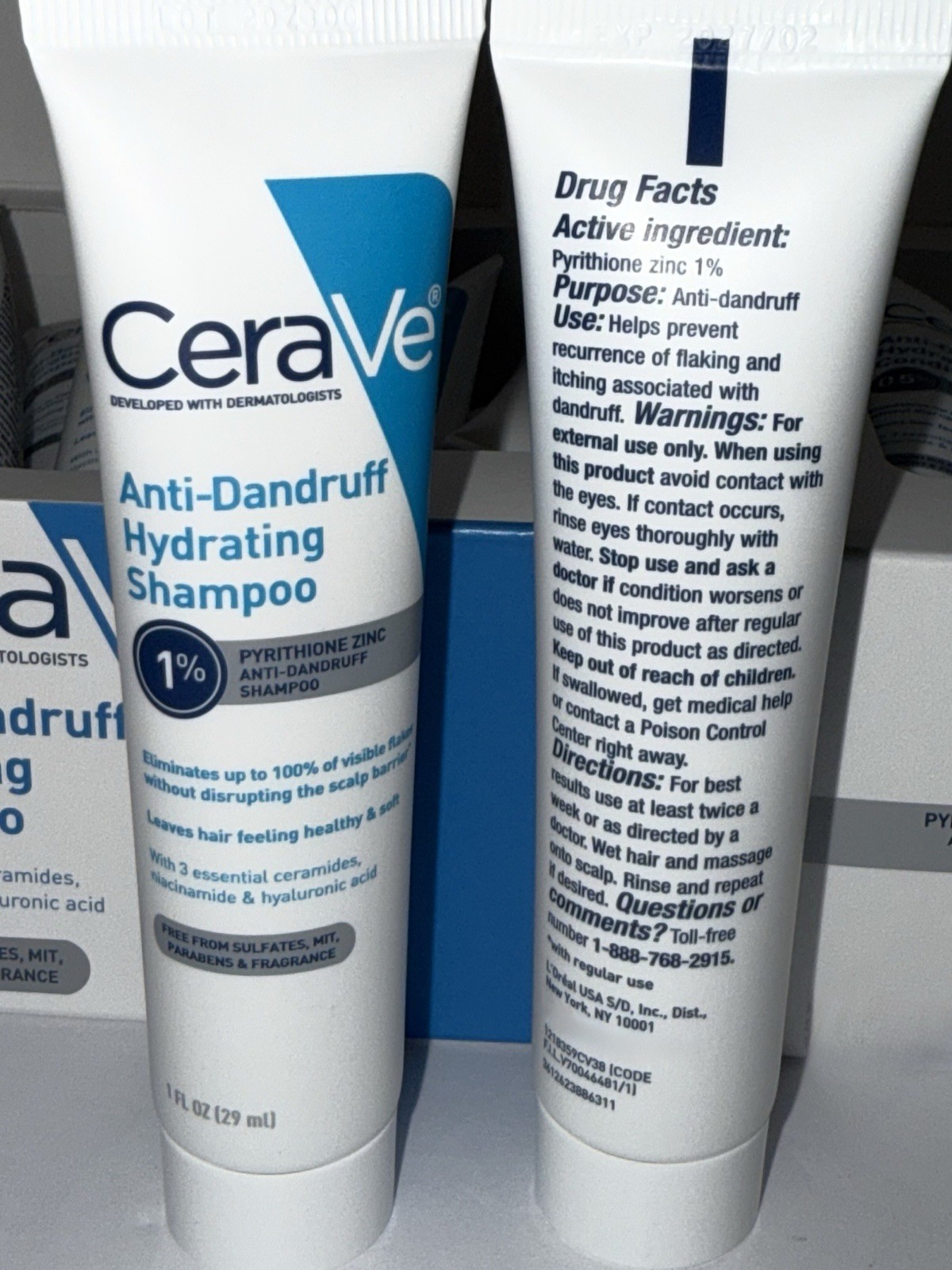CeraVe Anti Dandruff Shampoo & Conditioner 2 Pack, 15 FL Oz Each Pack.