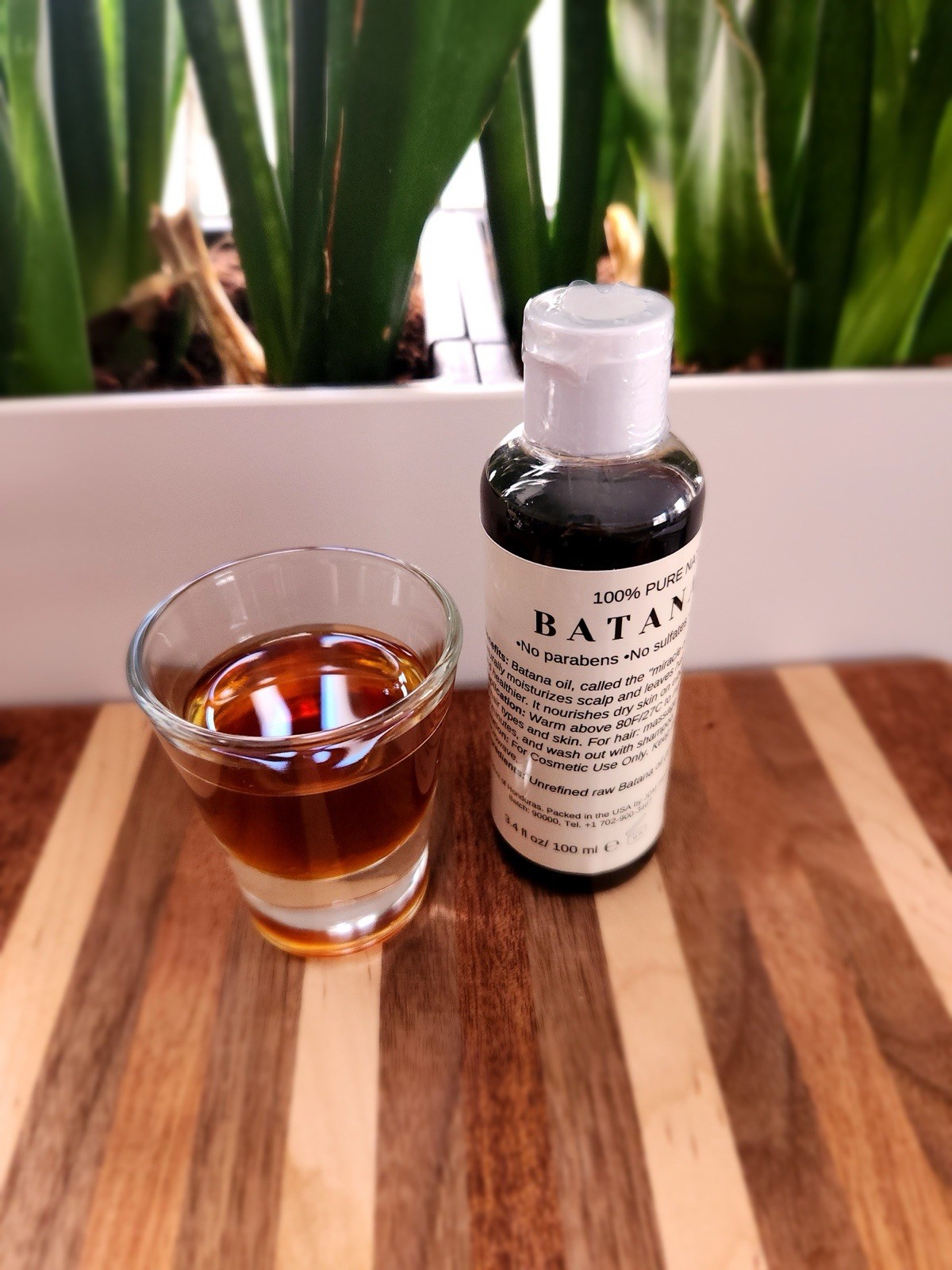 100% Organic Batana Oil from Honduras, natural hair growth 3.4 fl.oz/100ml