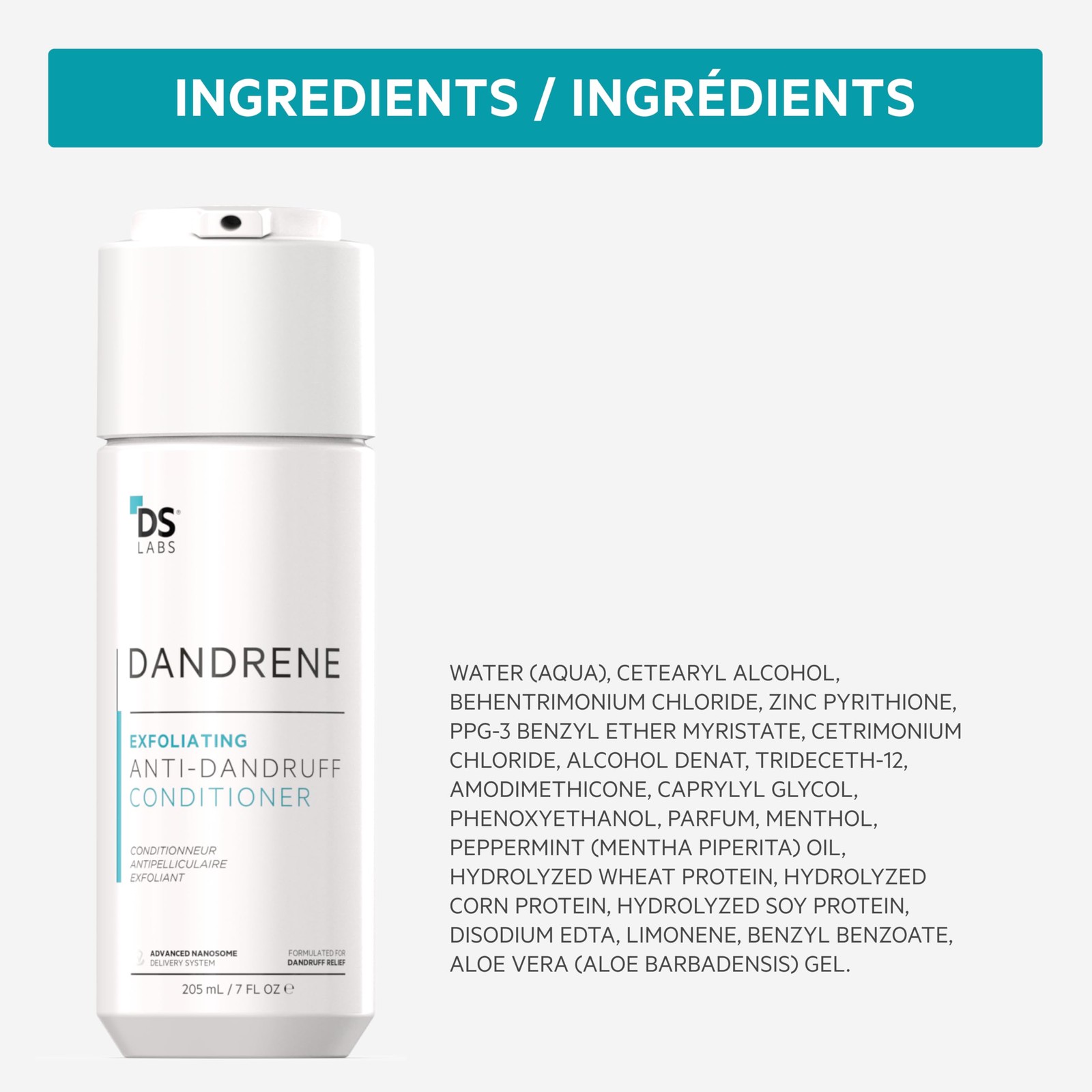 Ds Laboratories Ds Labs Dandrene Dandruff Conditioner 205Ml – For Itchy Flaky