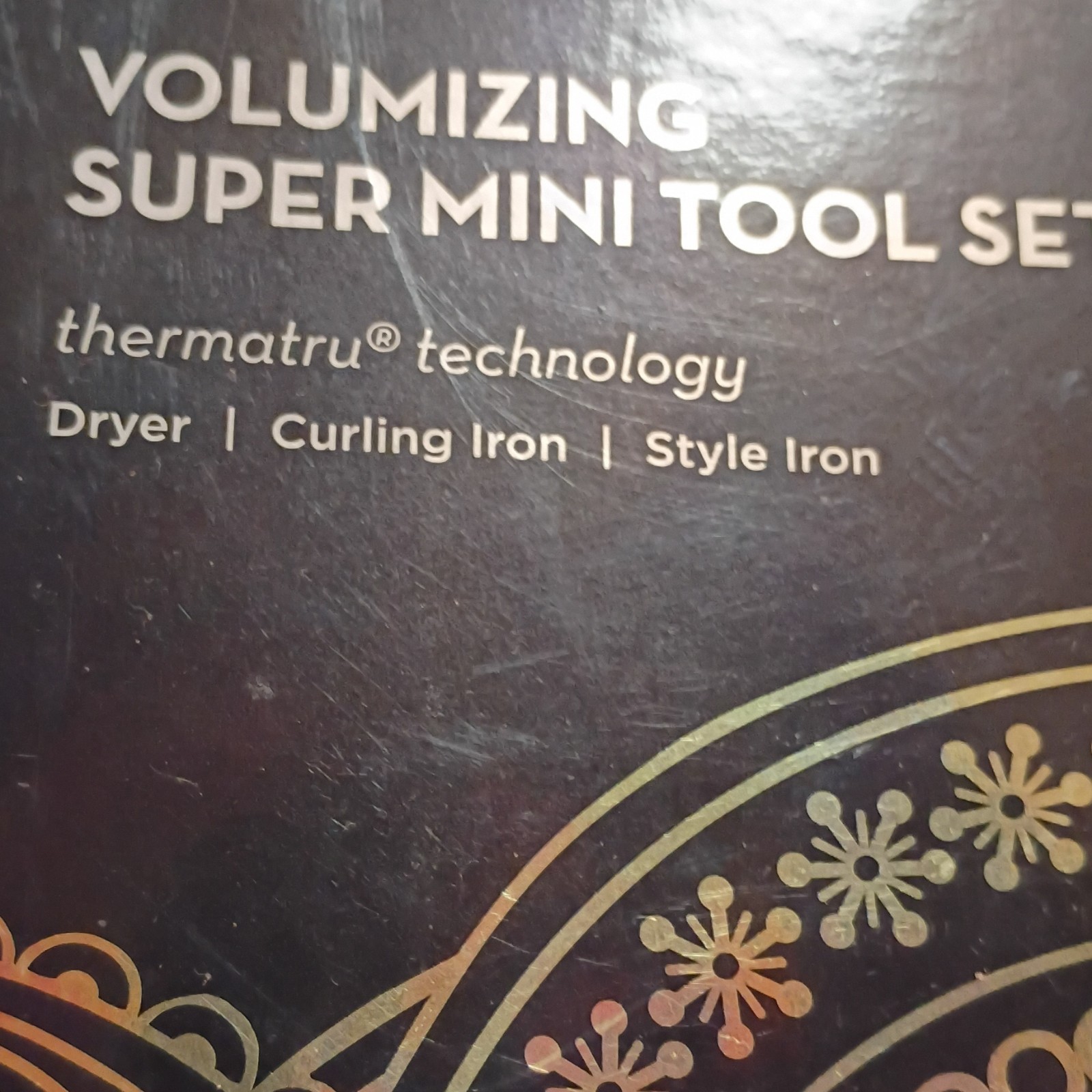 CAJ Beauty Professional Volumizing Super Mini Tool Set Dryer Curl Style Iron
