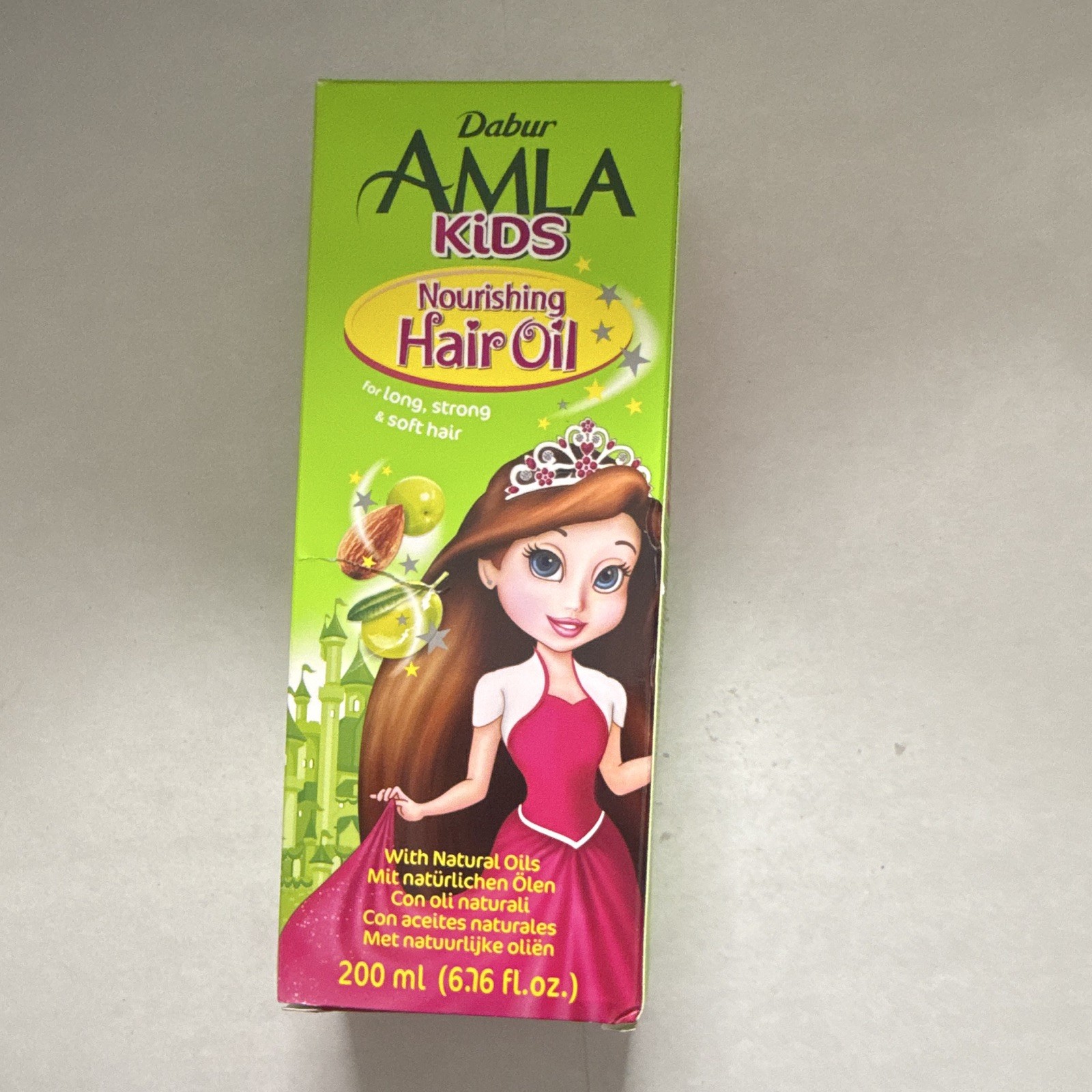 Dabur Amla Kids Nourishing Hair Oil w/ Natural Oils Amla Olive Almond 200ml
