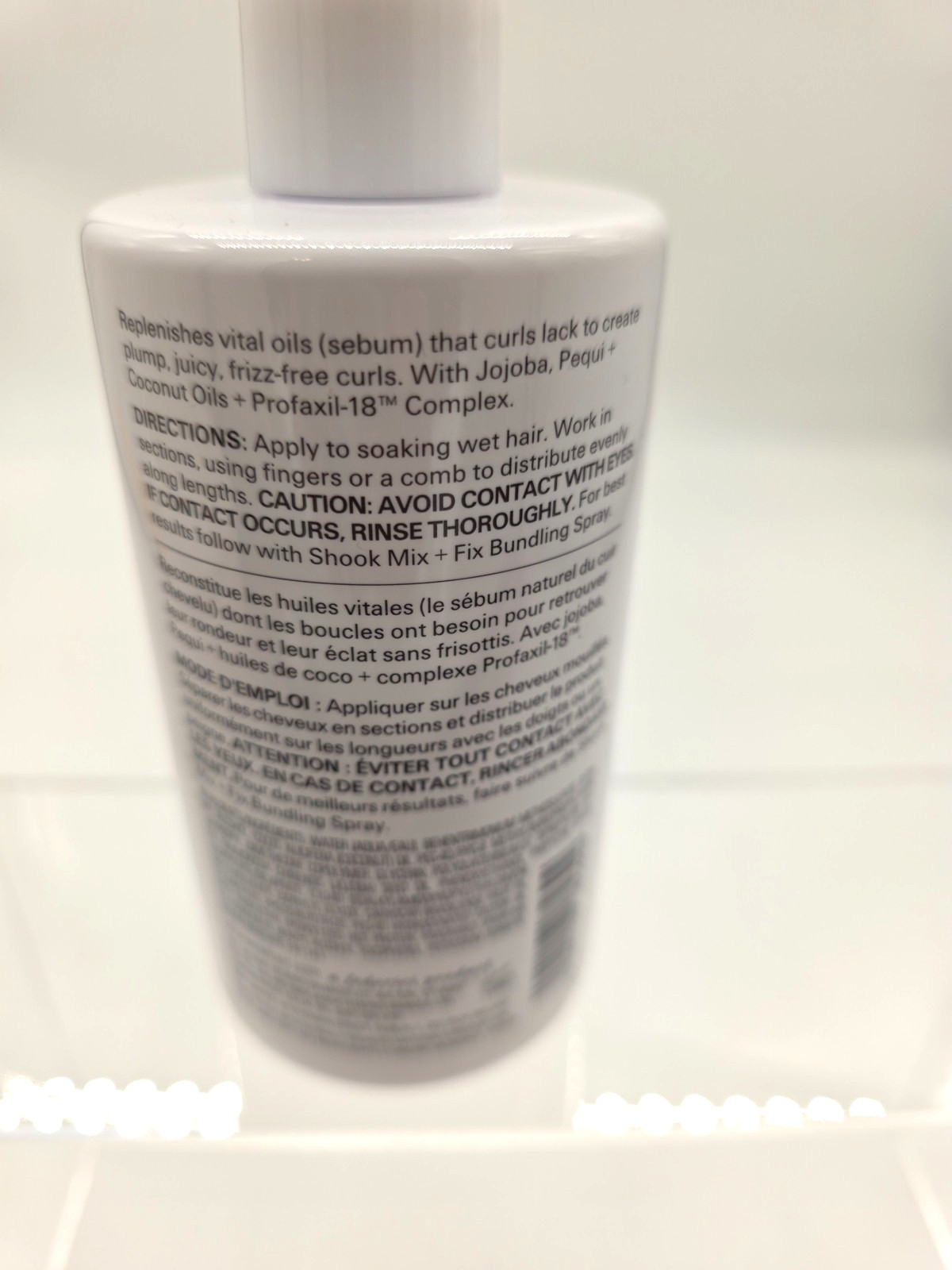Curl Wow Flo-Etry Vital Natural Serum 10 oz Curly Hair Moisture Anti-Frizz Treat