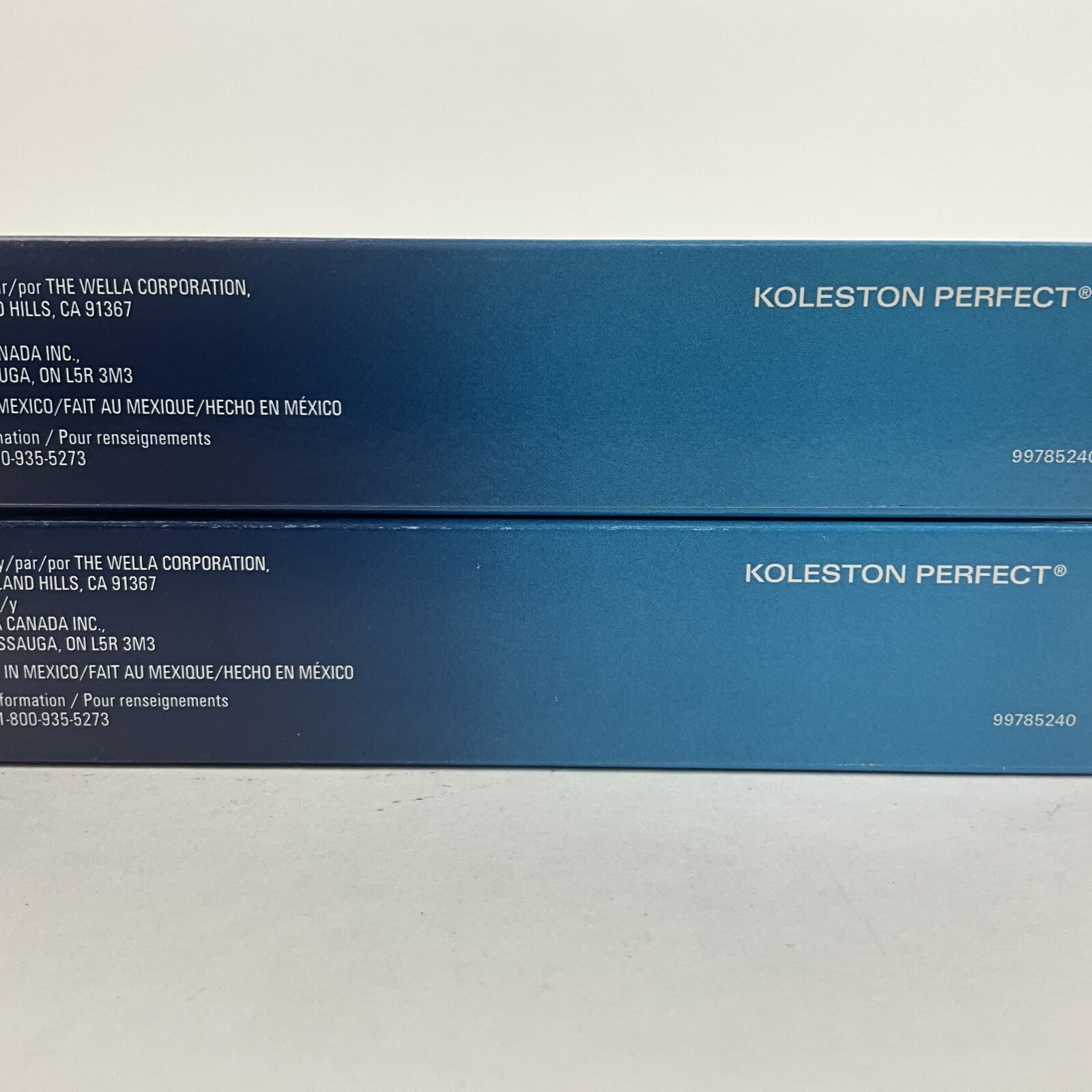 2 x Wells Koleston Perfect Medium Blonde Brown Gold Permanent Crème color 7/73