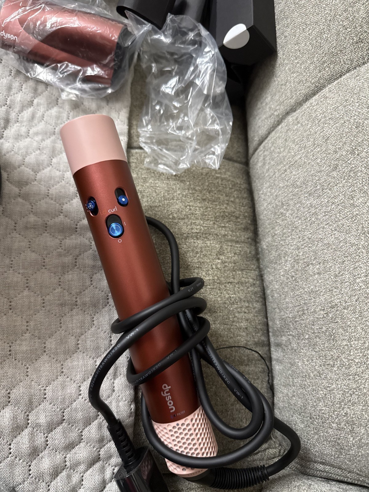 New Sealed Dyson Airwrap Ceramic Pink i.d. Multi-Styler and Dryer