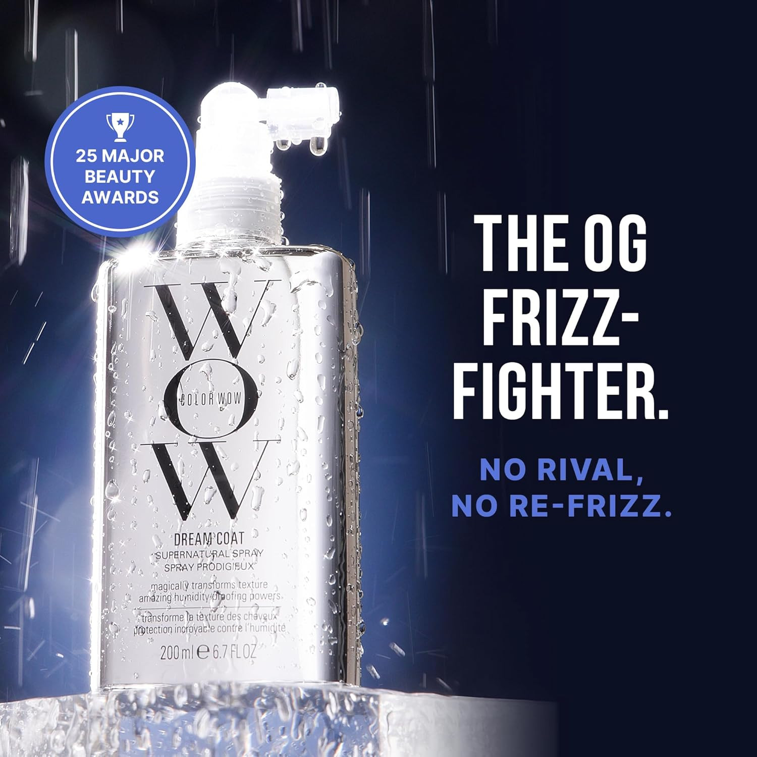 COLOR WOW Dream Coat – Anti-Humidity Frizz Control Spray for Glass Hair | Anti-F