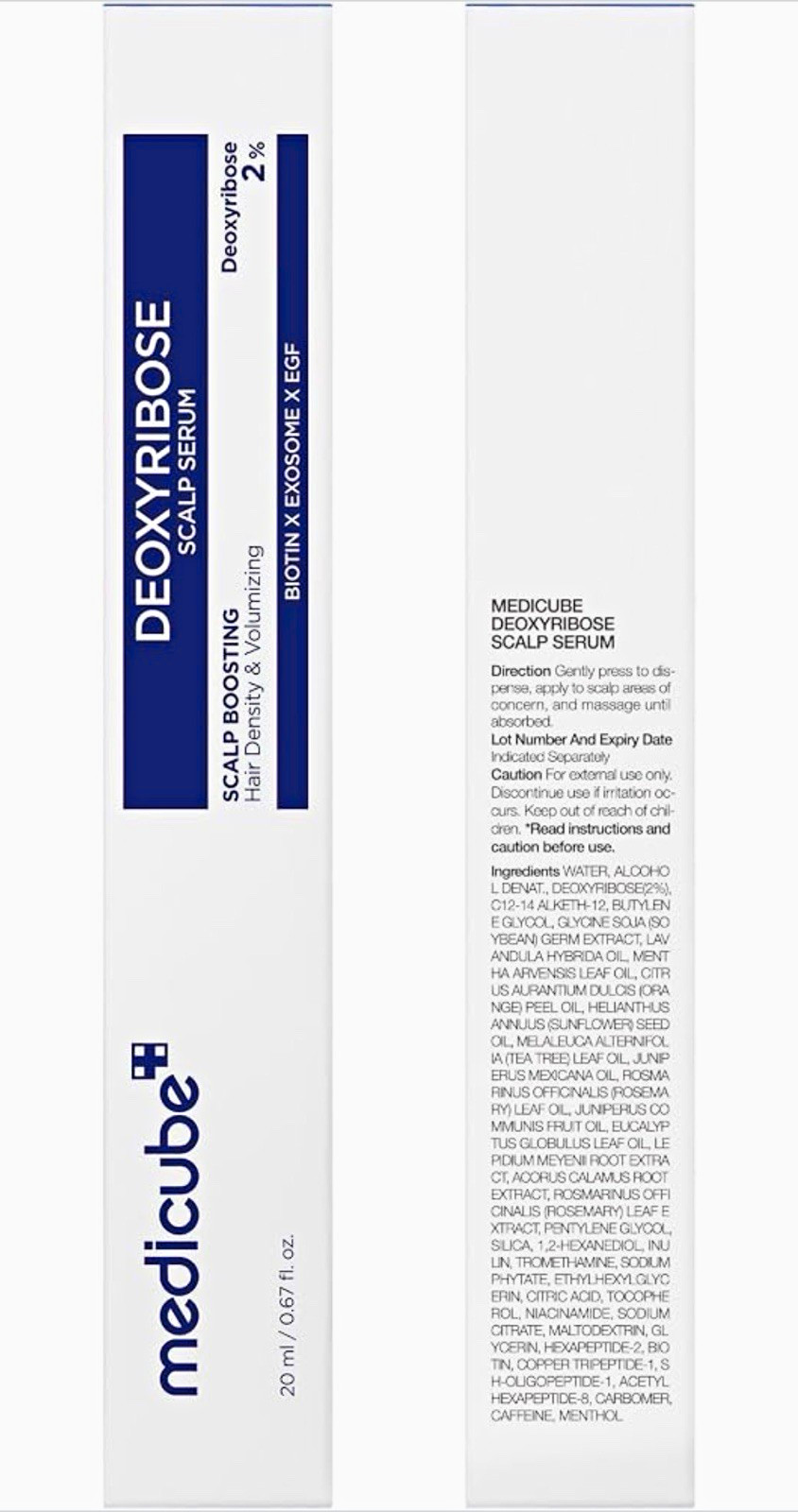 medicube Deoxyribose Scalp Serum Cooling Volumizing Unisex 0.67 fl oz